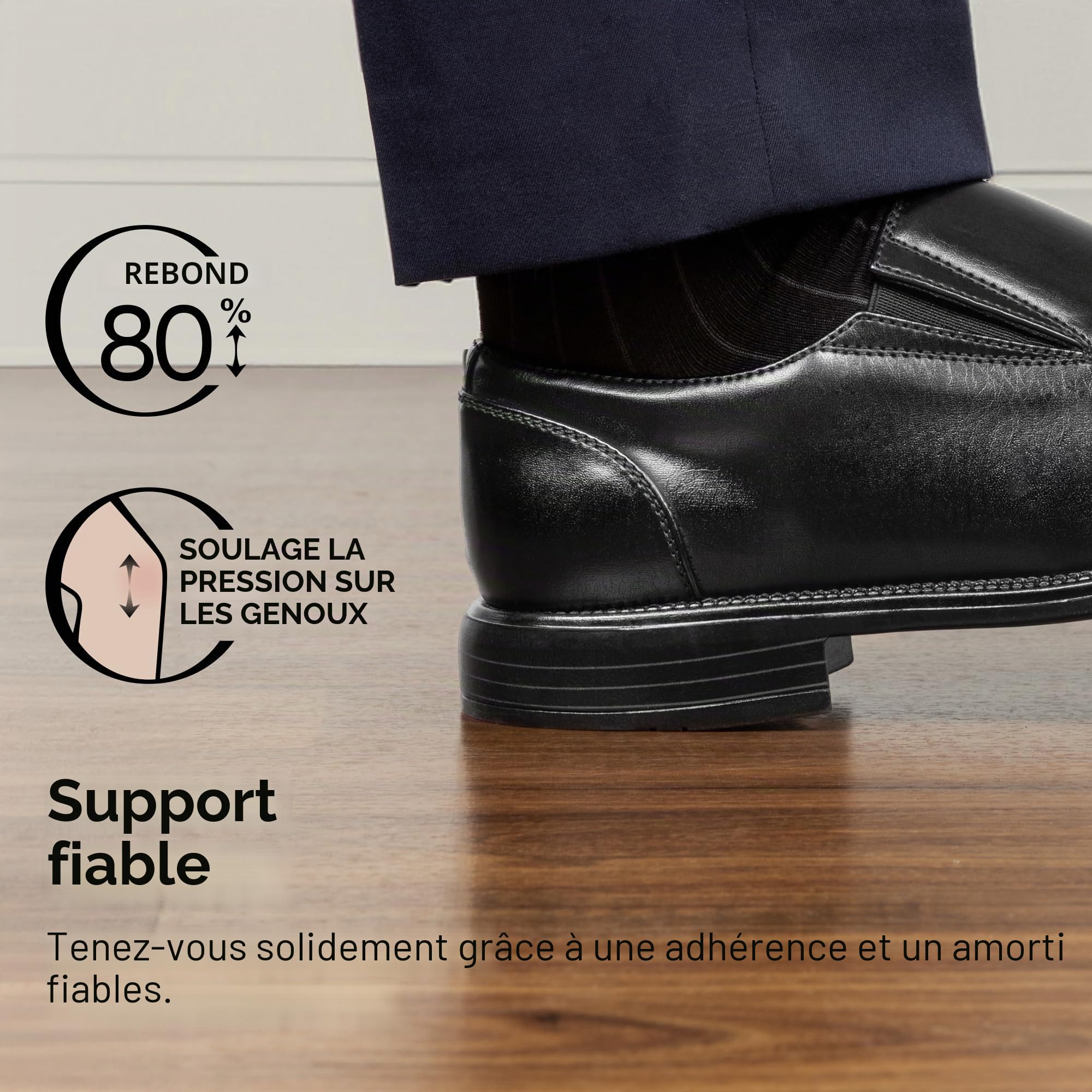 Bruno Marc Homme Mocassins de Ville Loafer à Enfiler | Elégants et Confortables Chaussures à Enfiler Pratique pour Affaires et Quotidien