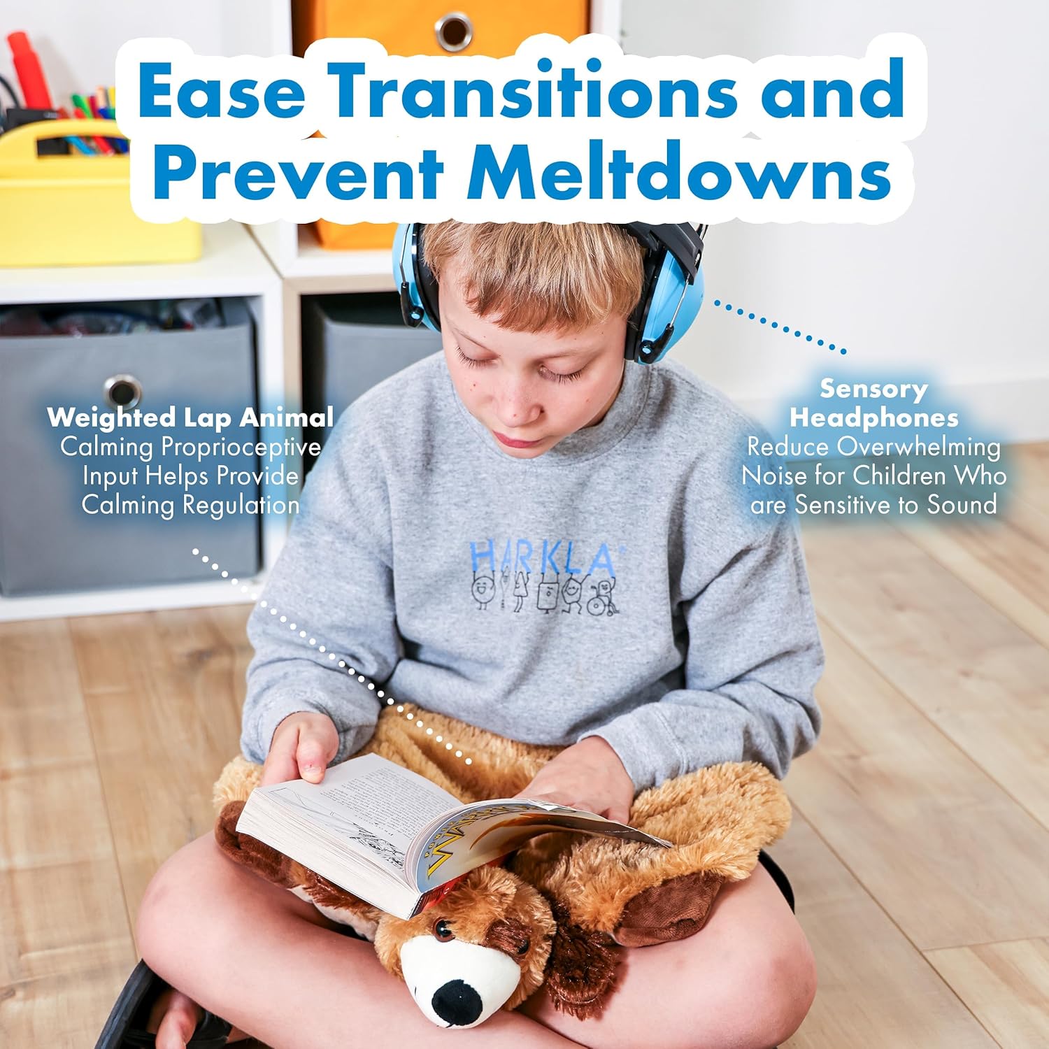 Harkla Classroom Sensory Kit for Kids - Ages 11 to 14 (Grade 7 to 8)