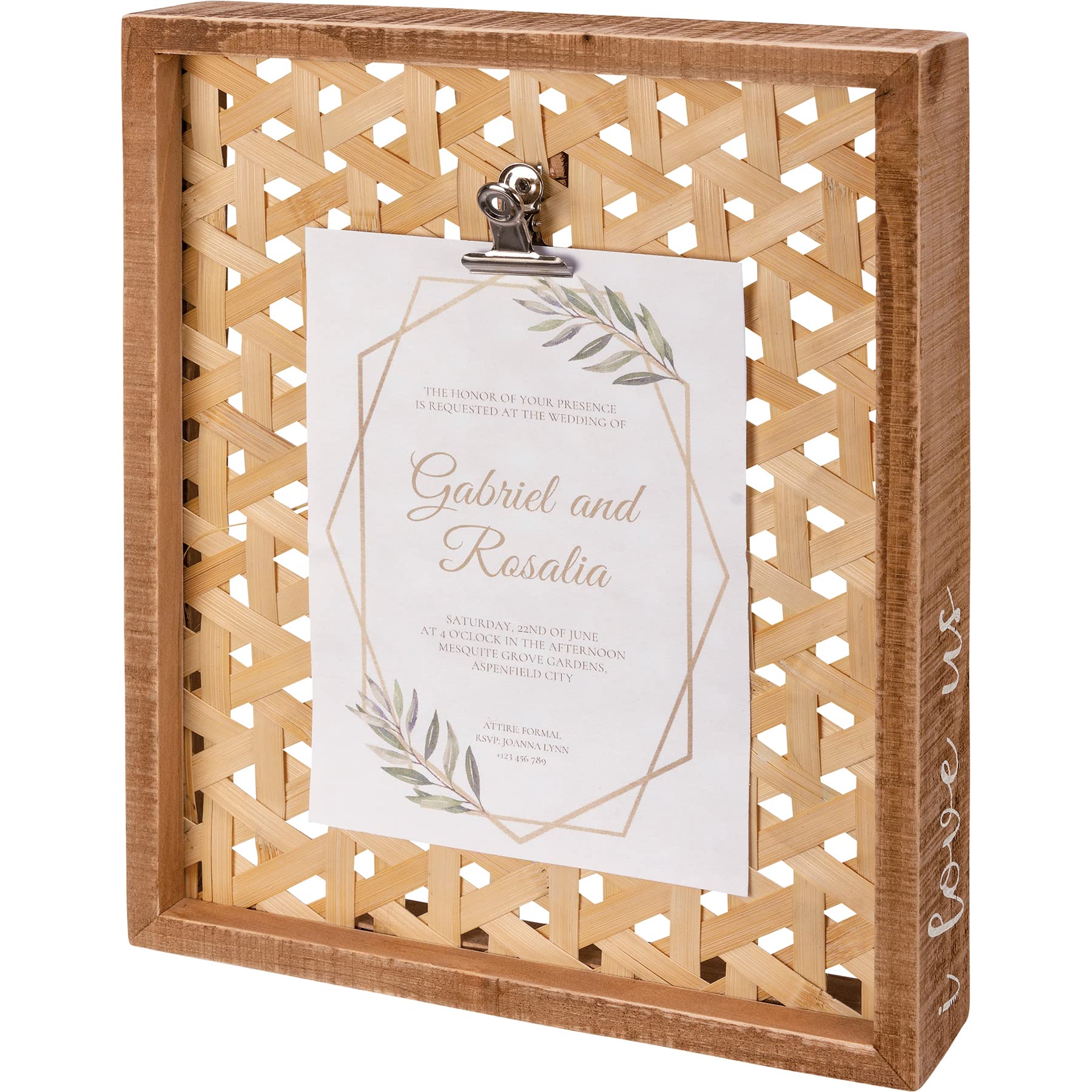 Cadre photo I Love Us Primitives By Kathy en bois pour déco de chambre