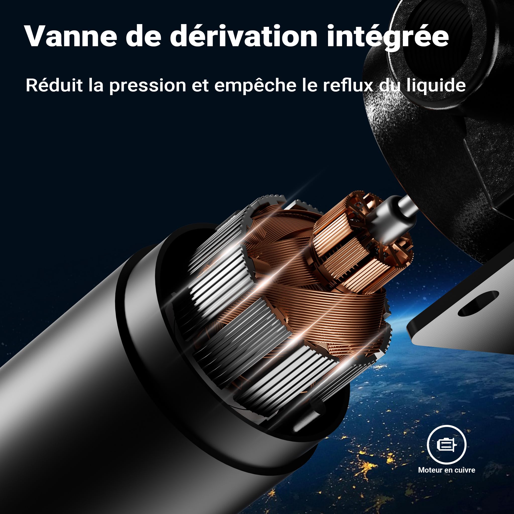 Wiltec Pompe de transfert essence et diesel – pompe 75 W – débit 14 l/min – refoulement max. 6 m, aspiration max. 1,5 m – Transvasement vide fût