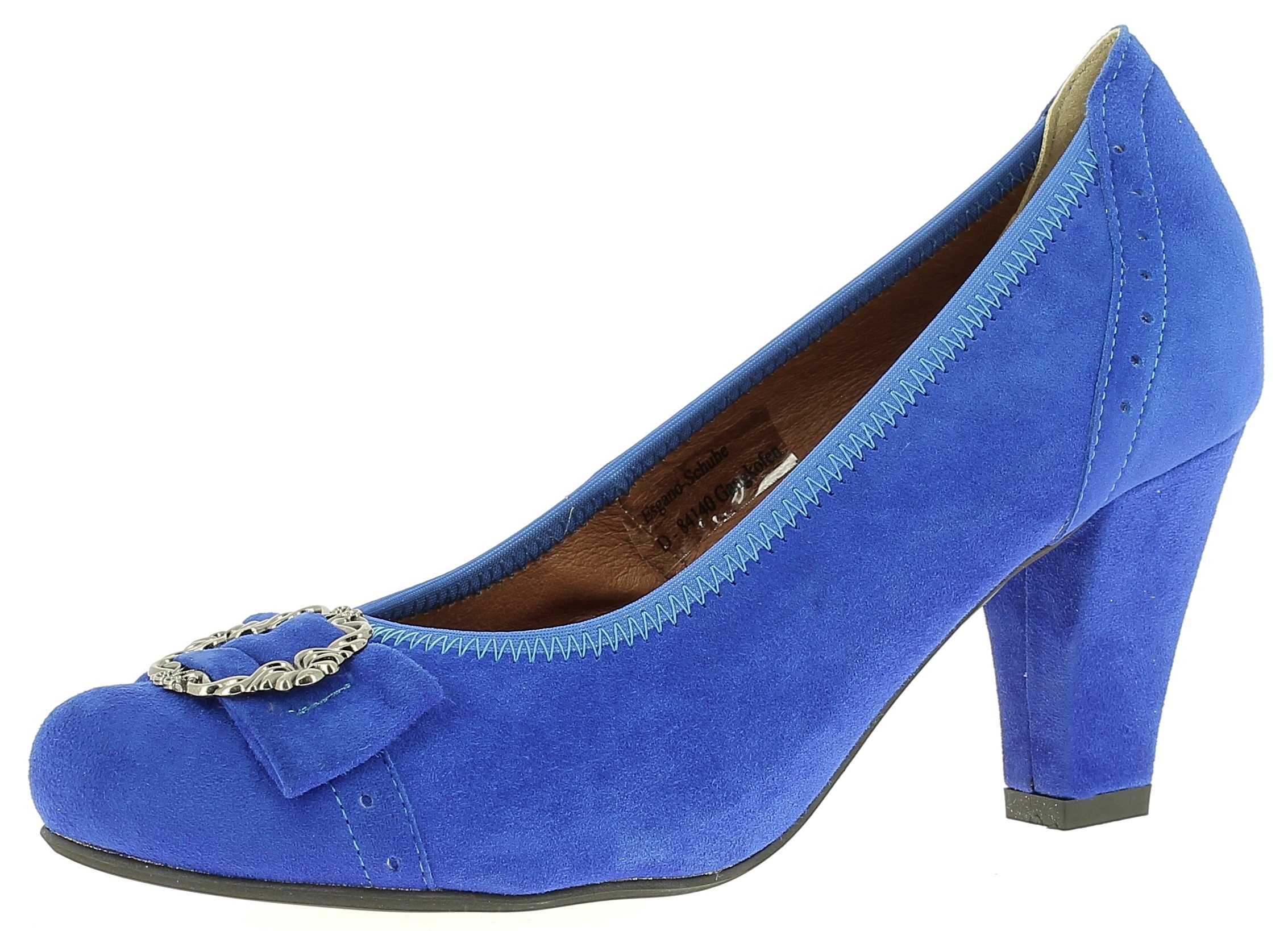 Hirschkogel Women's Damen Closed-Toe Pumps, Blau, 3 UK