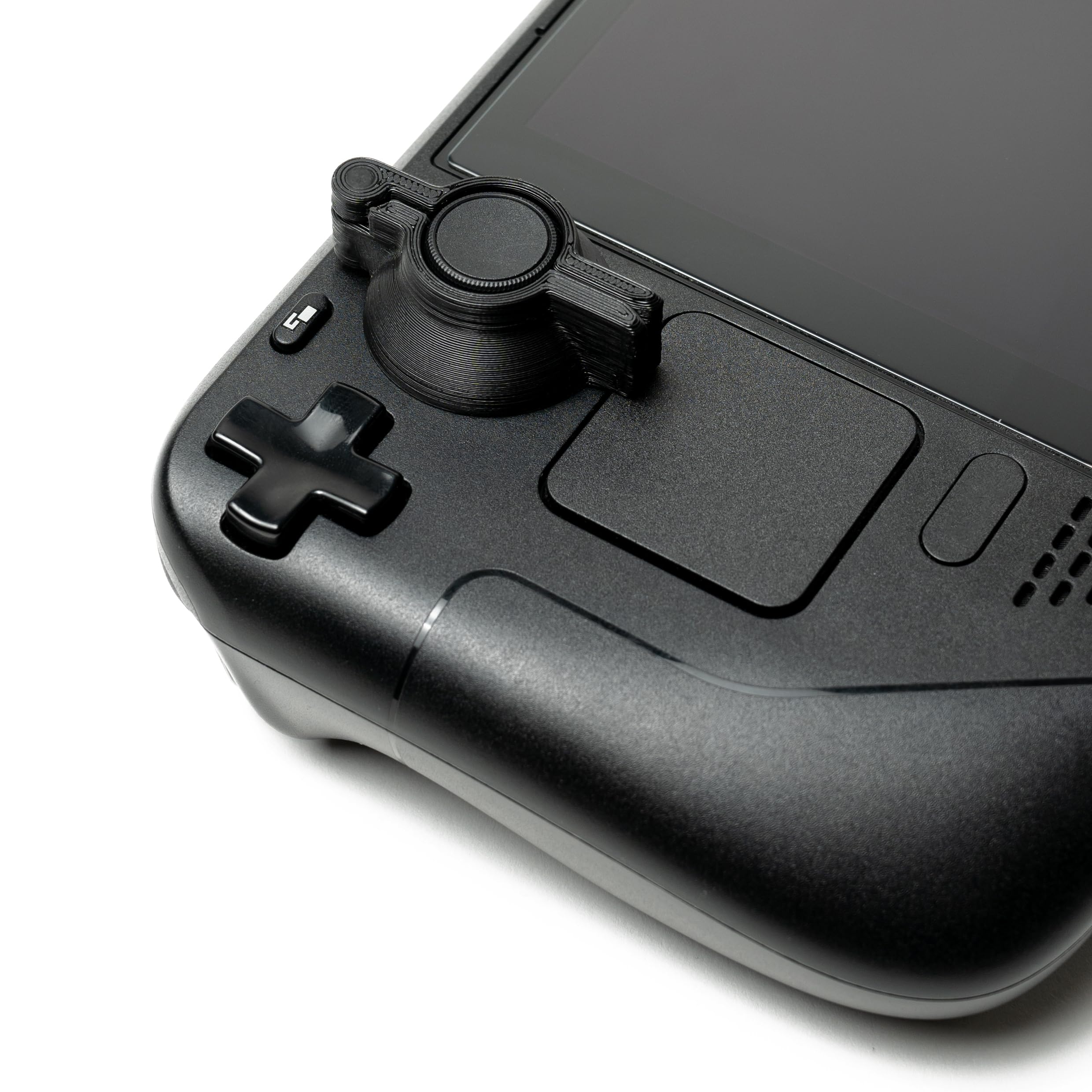 Glistco Joy Guardians - Joystick Stabilizer Clamps Compatible with Valve Steam Deck LCD Edition (Black)