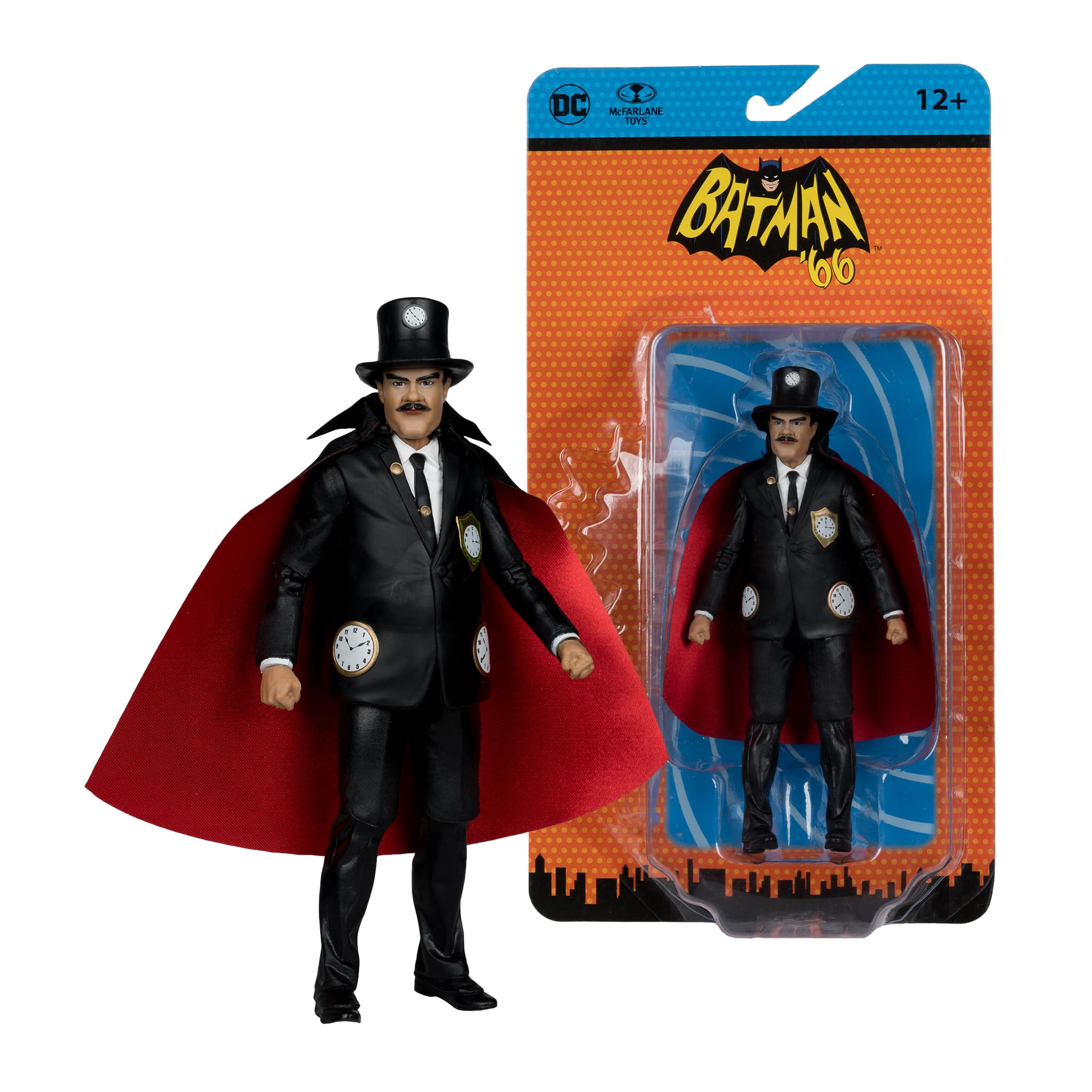 McFarlane Toys – DC Retro Joker Con Maschera (Batman 66′) – Action Figure 6 Pollici – Con Zaino E Ugello