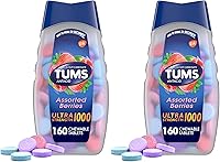 Vista 16 de TUMS Tabletas antiácidas ultra fuertes para alivio masticable de la acidez estomacal y alivio de la indigestión ácida, frutas surtidas, 160