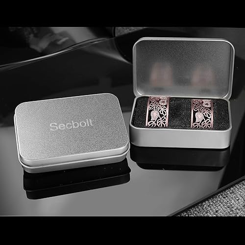 Miniatura 7 de Secbolt Correas brillantes de flores talladas compatibles con Apple Watch Band 1.496 in 1.575 in 1.614 in 1.654 in 1.732 in 1.772 in iWatch Series