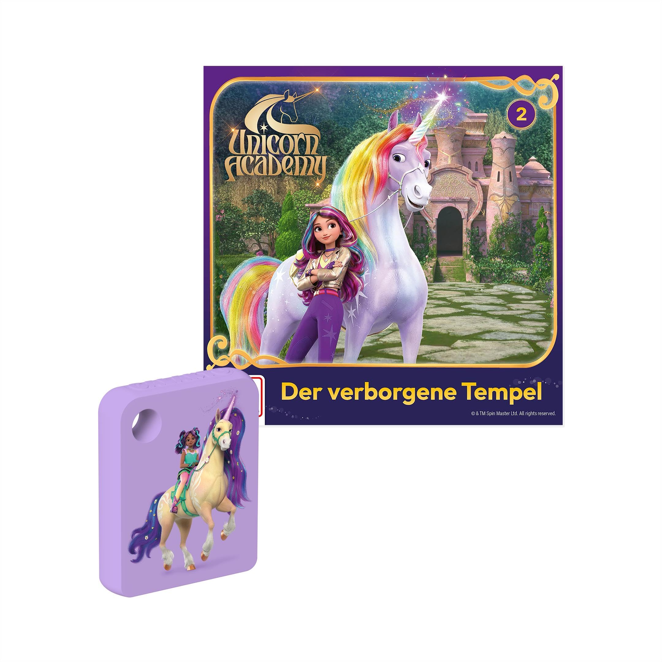 Galakto Audio Token: Unicorn Academy Episode 2+3: The Hidden Temple & The Race, Radio Play for Children from 7 Years, Playing Time Approx. 41 Minutes