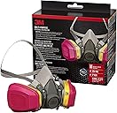 3M P100 / OV / AG Multi-Purpose Reusable Respirator 62023 Medium Size NIOSH-APPROVED P100 / Organic Vapor / Acid Gas Rated Filters Adjustable Head Straps Comfortable & Lightweight (62023H1-DC)