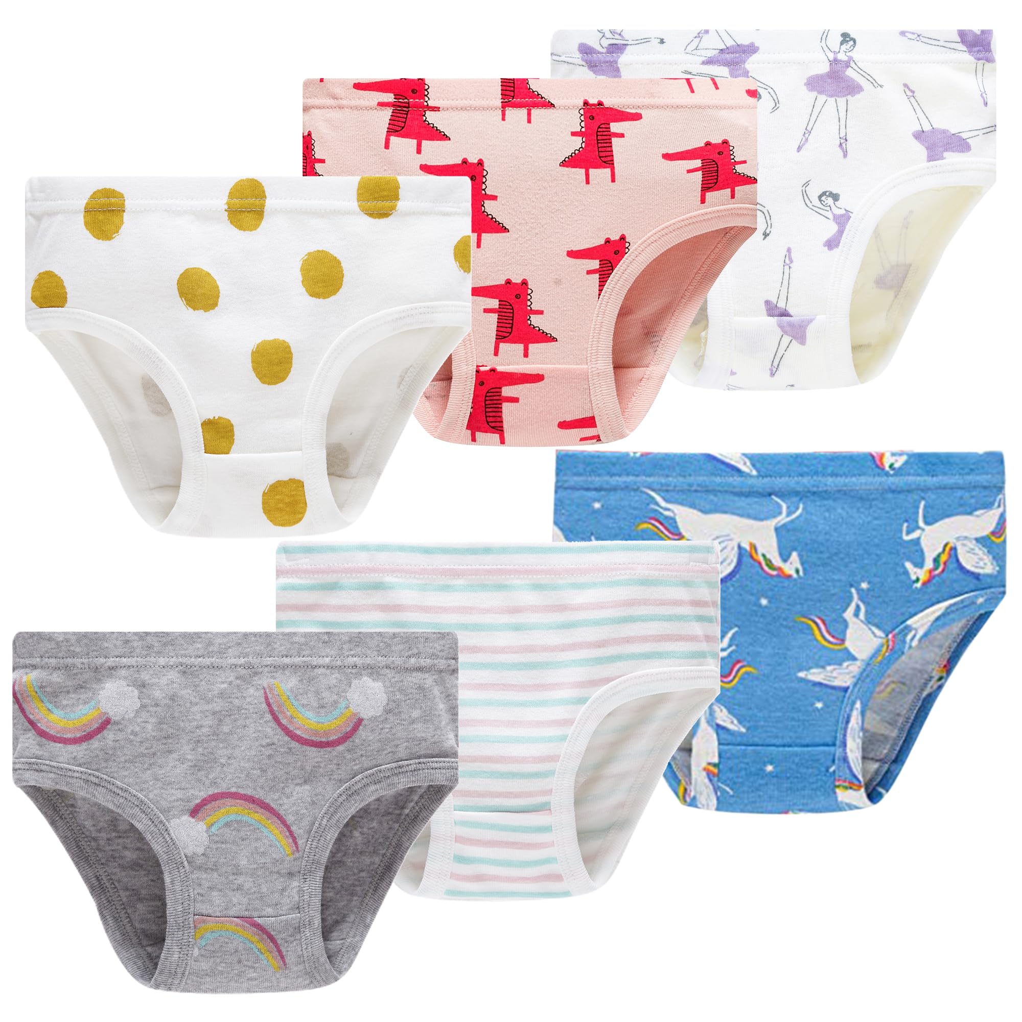 Barara King Girls Assorted Prints Panties Soft Underwear
