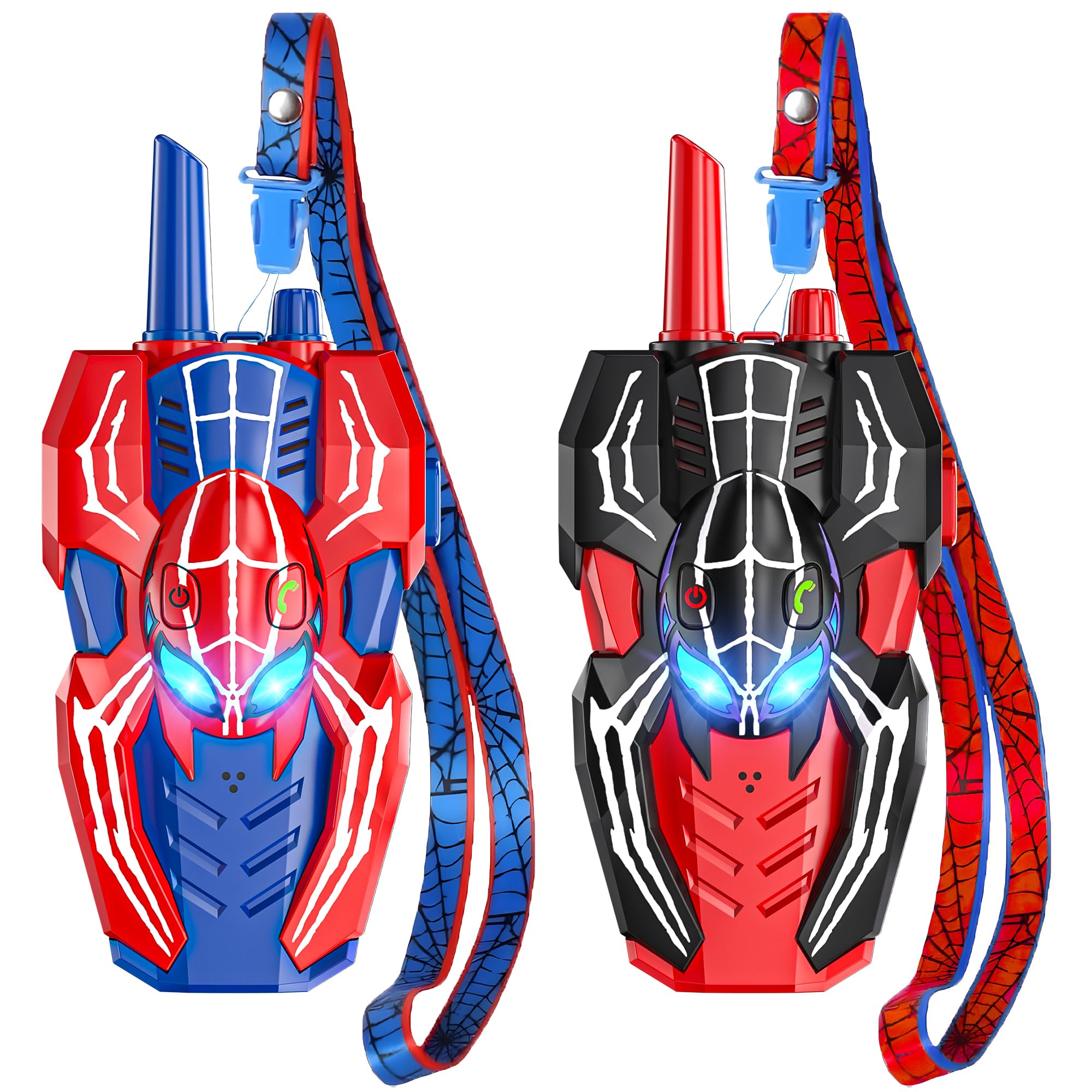Kssvzz Spider Walkie-Talkie Bambini, Giochi Regalo Bambino 3 4 5 6 7 8 9 10 Anni, Woki Toki Gioco da Esterno Bambini, Compleanno Natale Regalo Bimbo 3-12 Anni Maschio