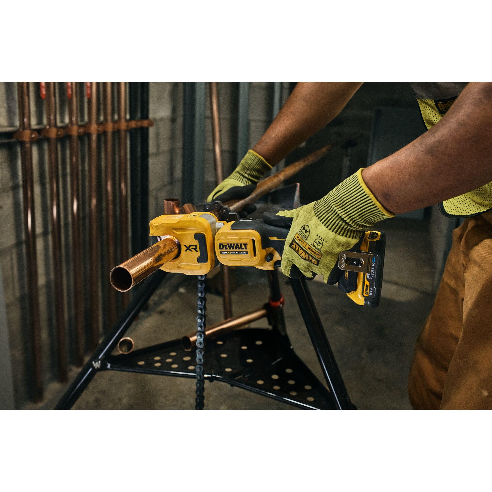 DEWALT DCE154N 18V XR - Cortador de tubos de cobre inalámbrico sin escobillas, solo cuerpo
