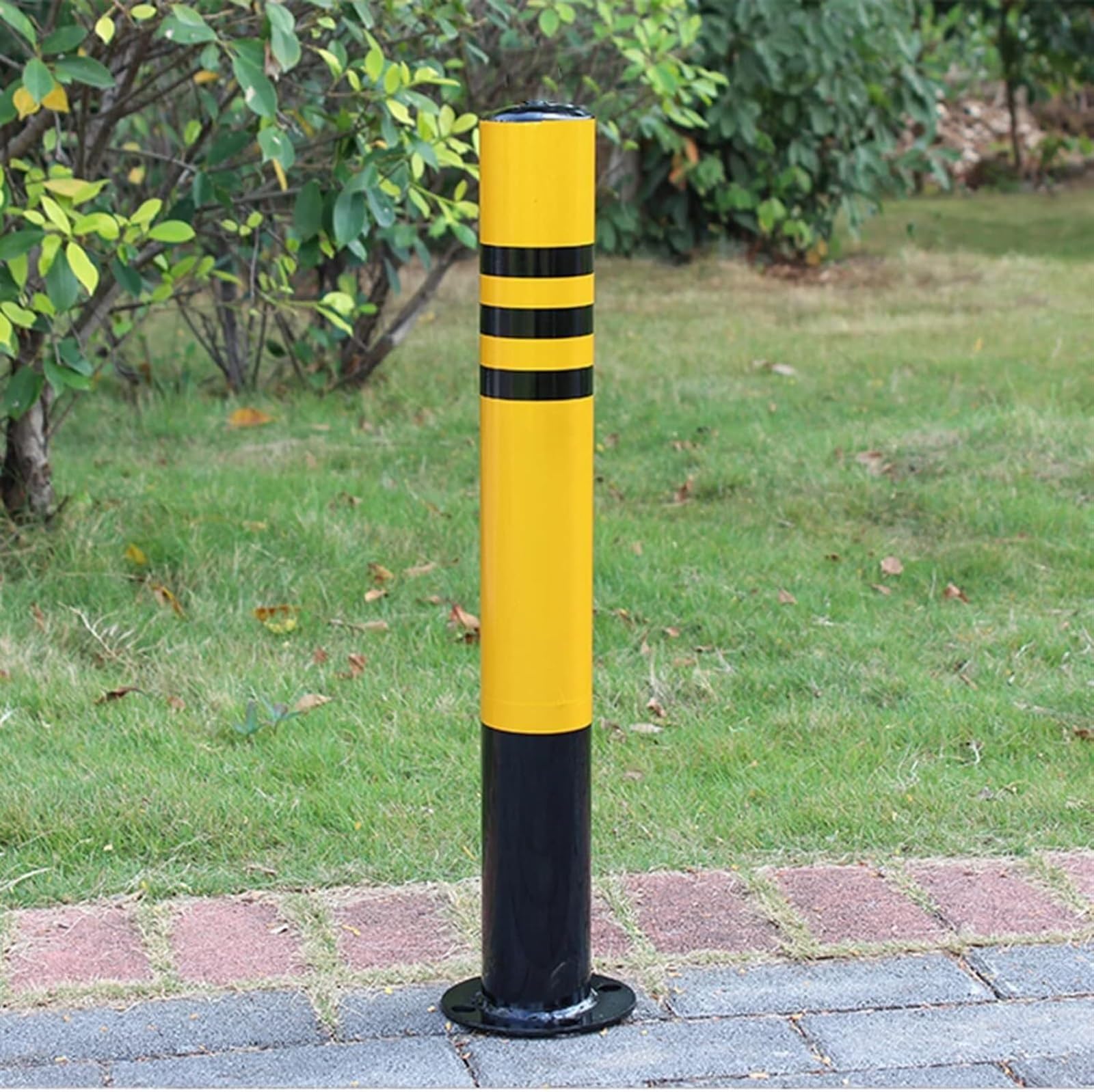 Conos De Seguridad, Postes Delimitadores De Tráfico, Bolardos Industriales De Seguridad Montados En El Suelo para Control De Tráfico/Barreras De Acceso/Postes De Estacio,75cm