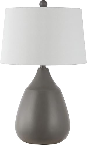 Miniatura 4 de SAFAVIEH Lighting Collection Sinrus - Lámpara de mesa moderna color negro de 26 pulgadas para dormitorio, sala de estar, oficina, escritorio, mesita