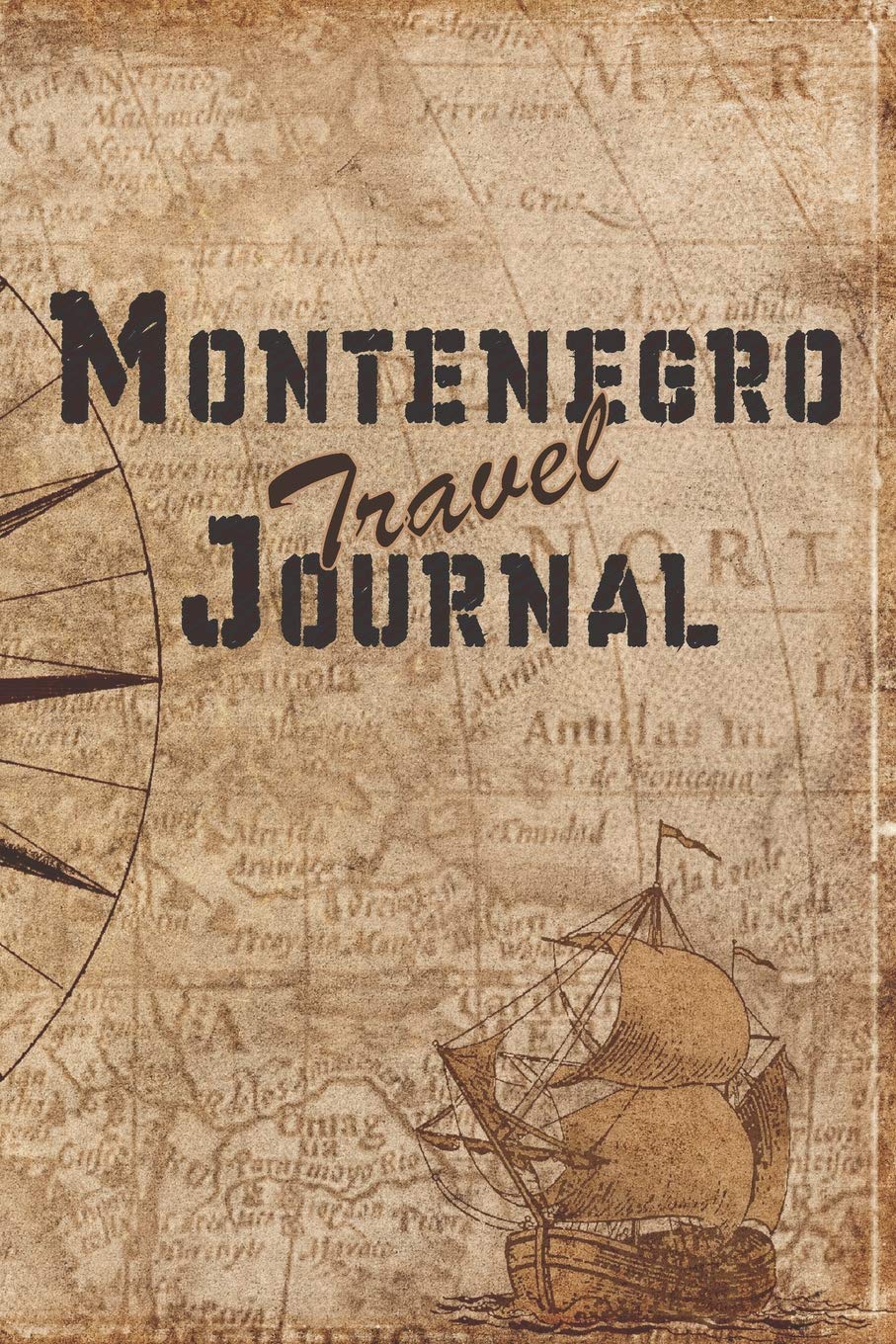 Montenegro Travel Journal: 6x9 Travel Notebook with prompts and Checklists perfect gift for your Trip to Montenegro for every Traveler
