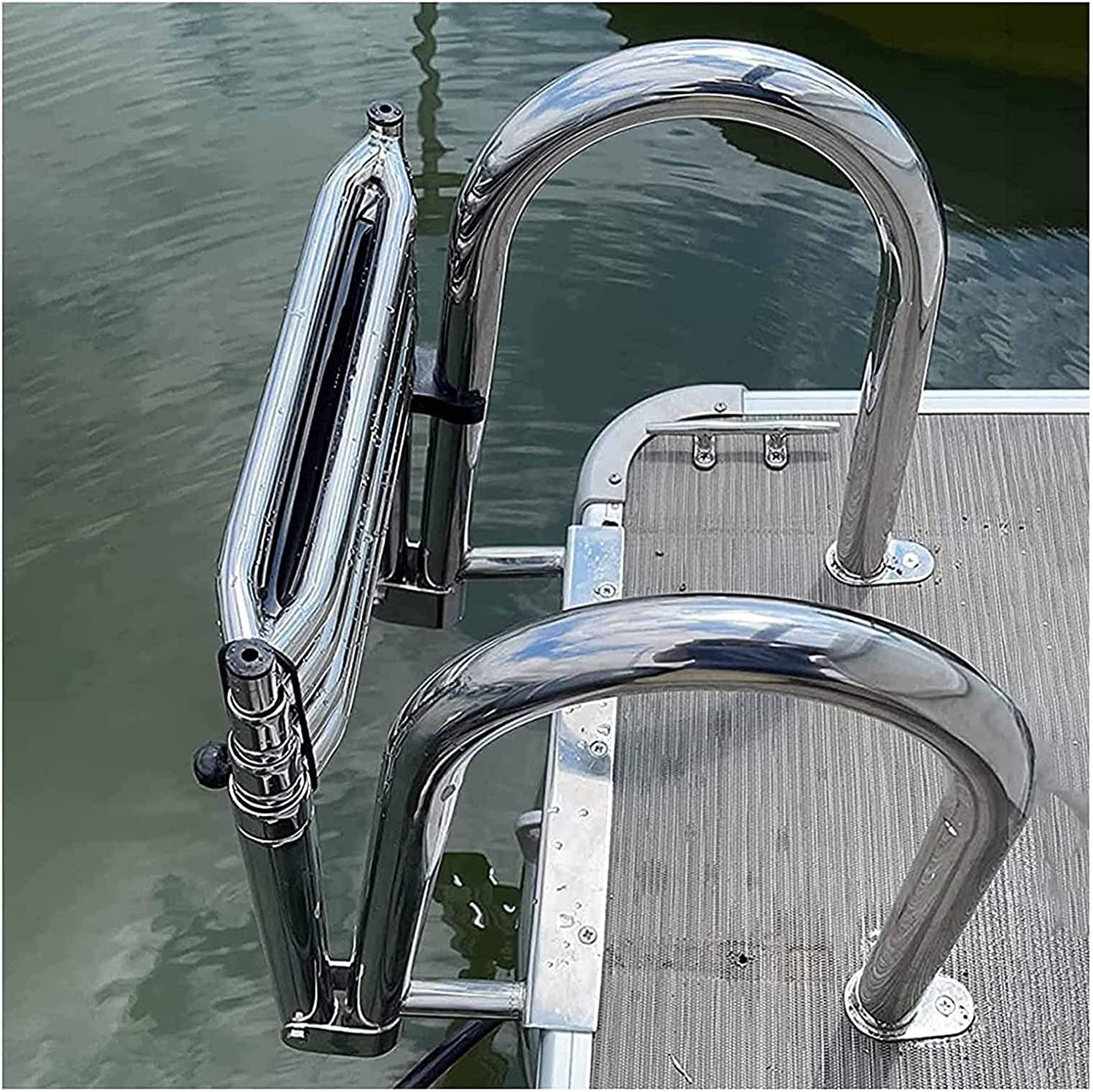 Échelle de bateau télescopique pour baignade en ponton et quai