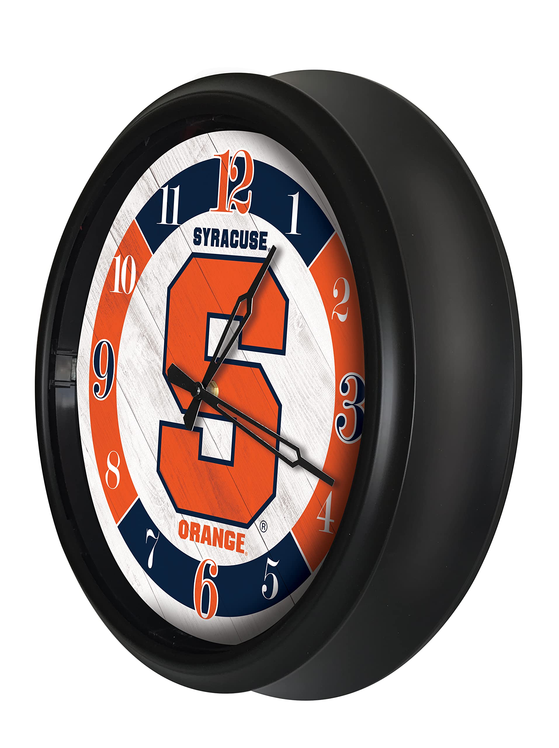 Holland Bar Stool Co. Syracuse University Indoor/Outdoor LED Wall Clock