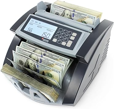 5520 UV MG USA Money Counter with ValuCount UV MG IR Counterfeit Detection Add.