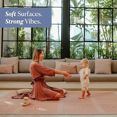 Miniatura 3 de Toddlekind playmat - Tapete de juego de rompecabezas Prettier (Kyte Storm), 4 x 6 pies (6 azulejos), espuma suave de calidad, tapete de juego