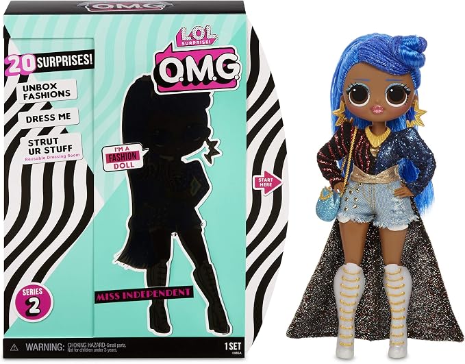 Muñeca L.O.L. Surprise! O.M.G. Miss Independent con 20 sorpresas miniatura 3