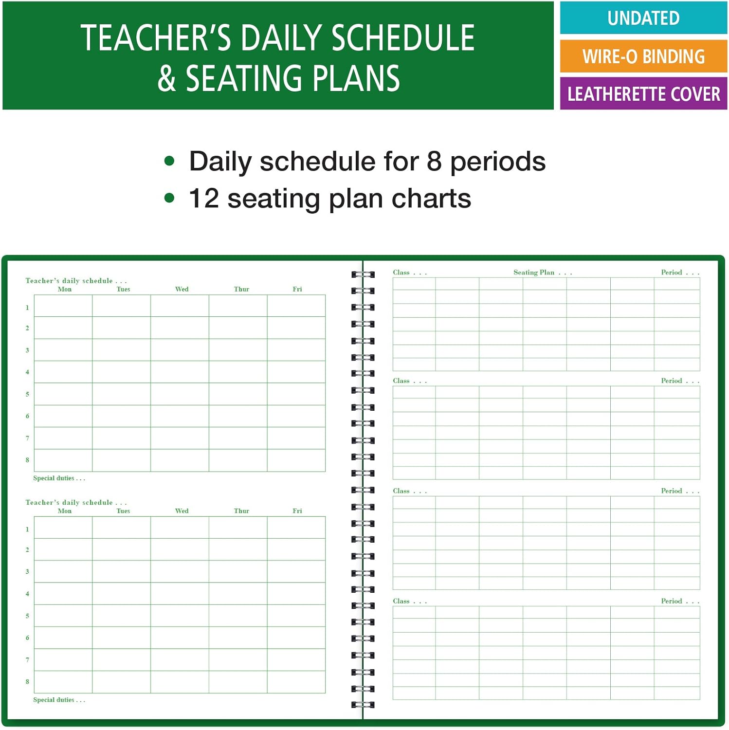 Class Record Book for 12 Weeks. 40 Names. (R1200) : Office Products