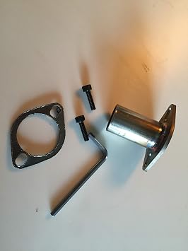 GenExhaust Compatible with Honda EU6500iS/EU7000iS Generator 1" Steel Exhaust Extension Hardware only