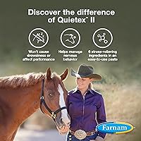 Vista 3 de Farnam Quietex II - Suplemento calmante para caballos, ayuda a controlar el comportamiento nervioso y mantener a los caballos tranquilos