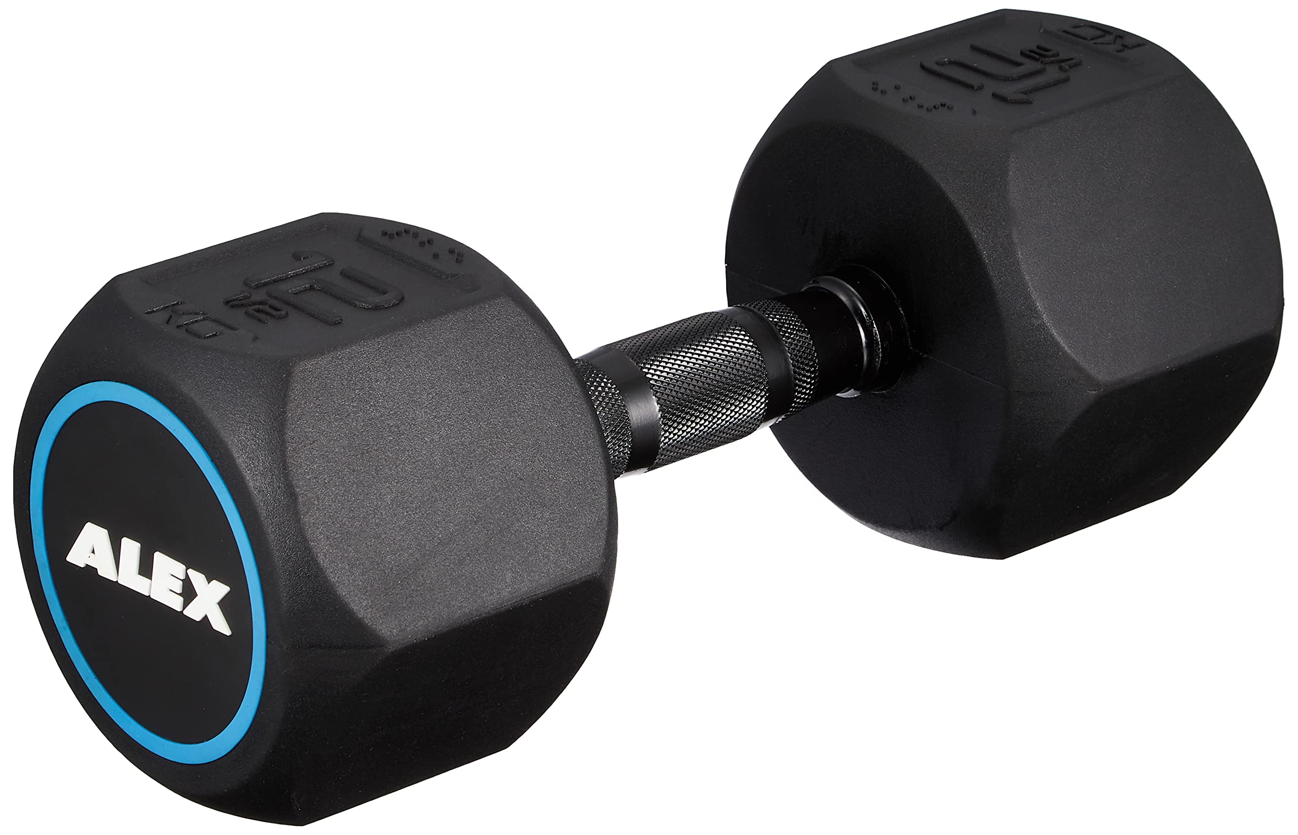 Amazon | ALEX アレックス ラバーHEXダンベル 12.5kg | ALEX