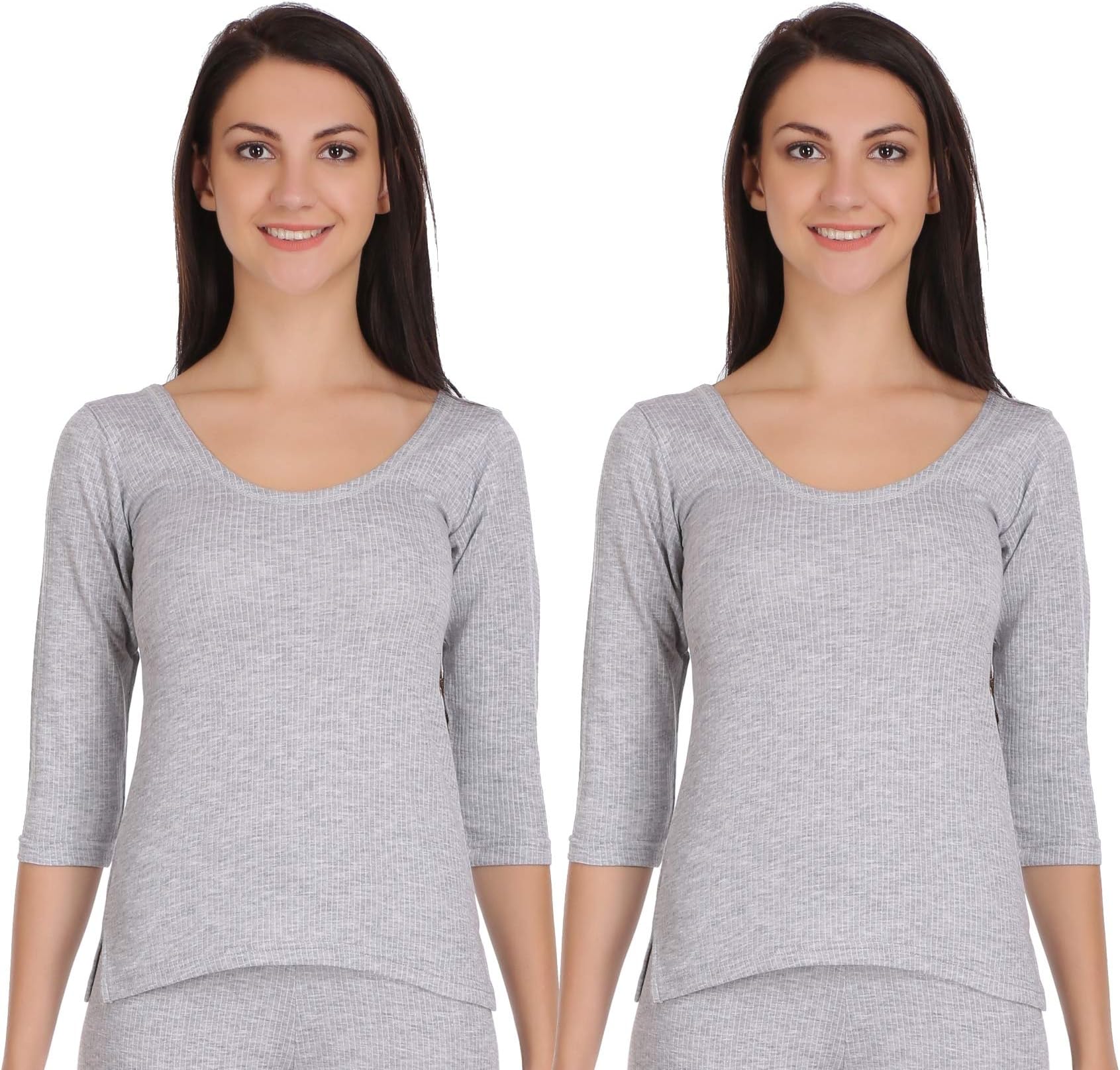 Selfcare Women Cotton Blend Thermal Top(Pack of 2 Top)