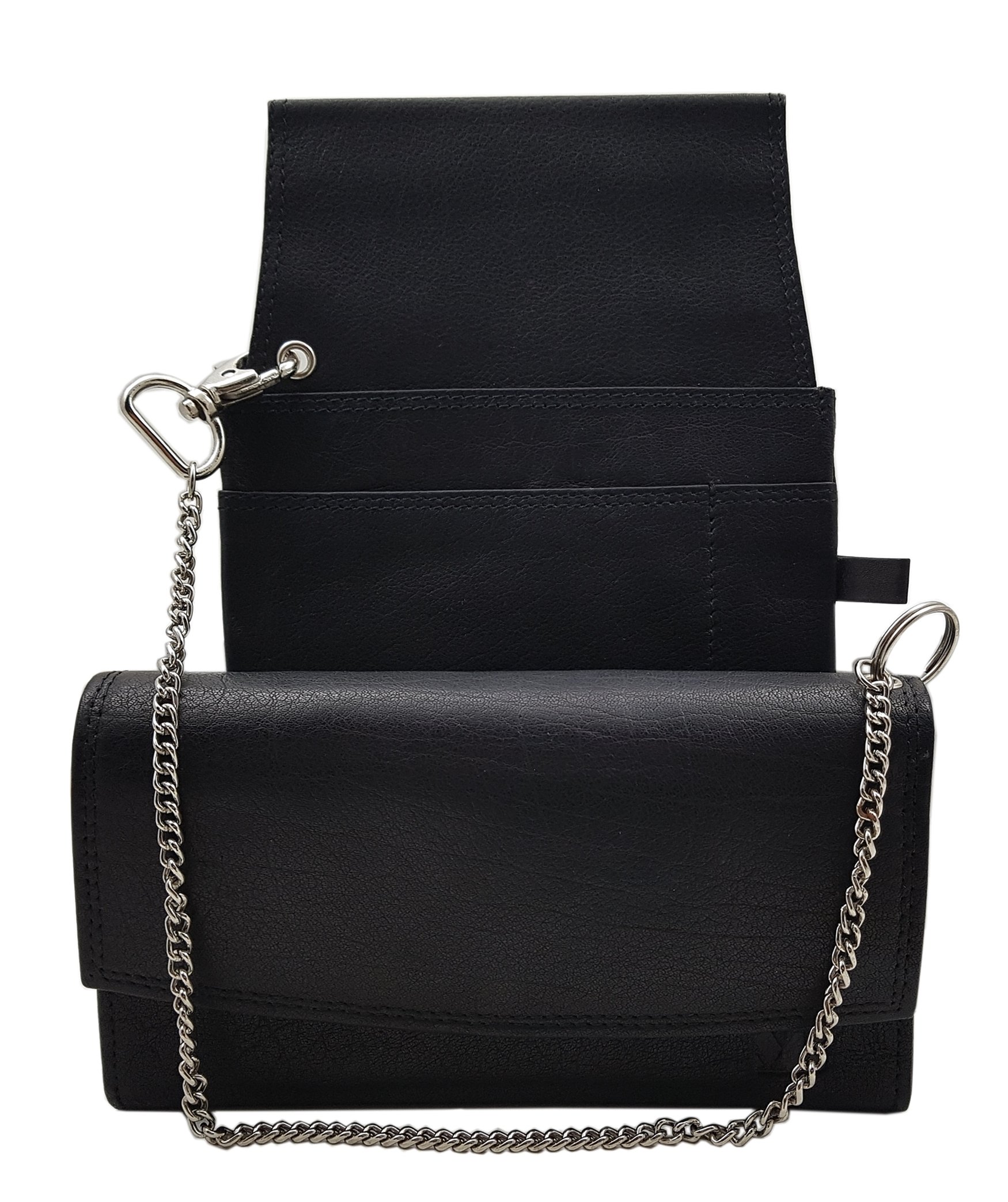 Myledershop Aficionados a la verdadera Camarero Cambio Conjunto De Kellnerbörse + Funda + Cadena/Cartera/Bolso/Cartera/Portmonaise/Carpeta/Monedero MJ-Diseño-En Alemania | Cartera de camarero, funda de camarero, cadena