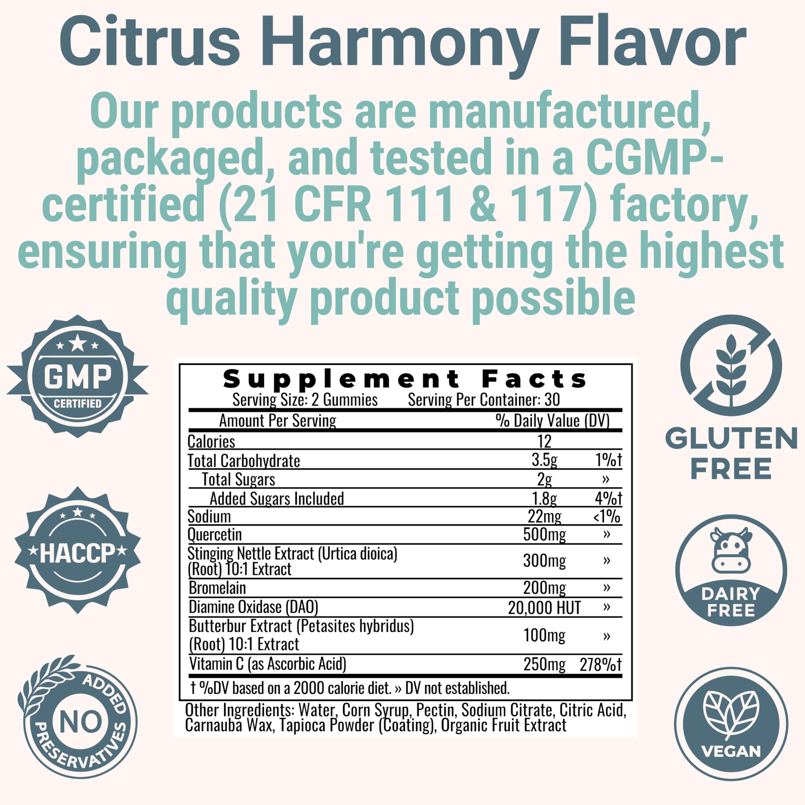 DAO Enzyme Gummies with PA-Free Butterbur, Nettle, Bromelain, Quercetin & C — Amazon image 9