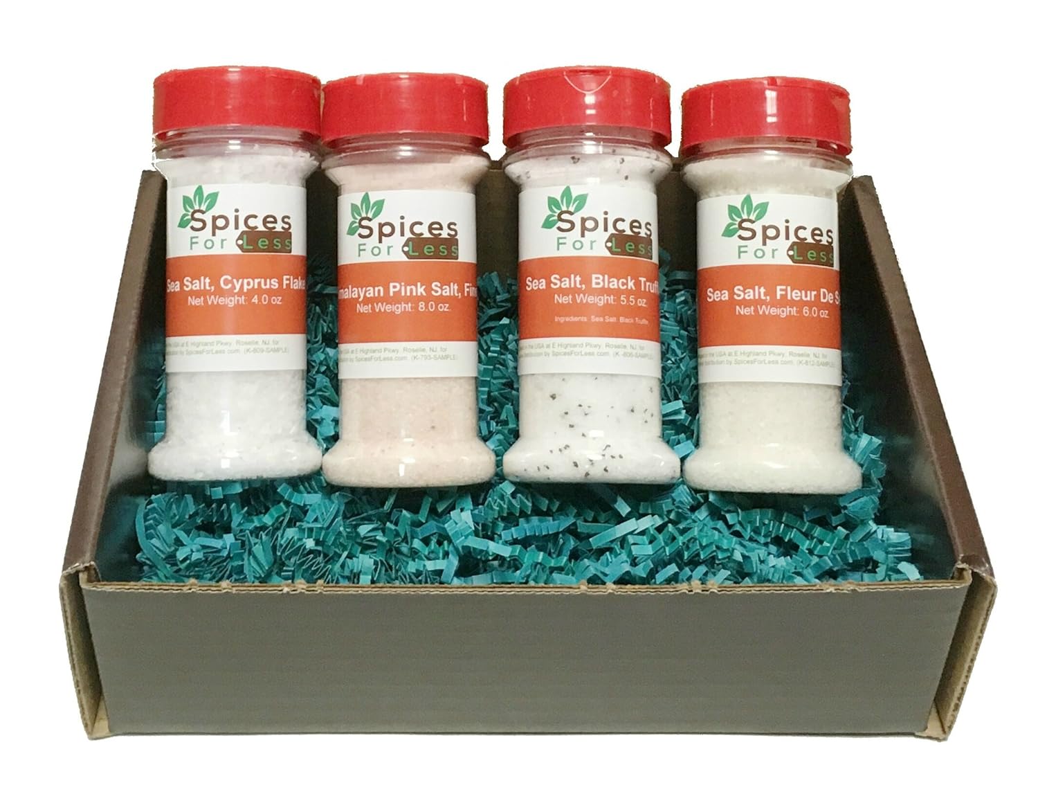 SFL Gourmet Salt Lover's Variety Gift Set (4 Bottles