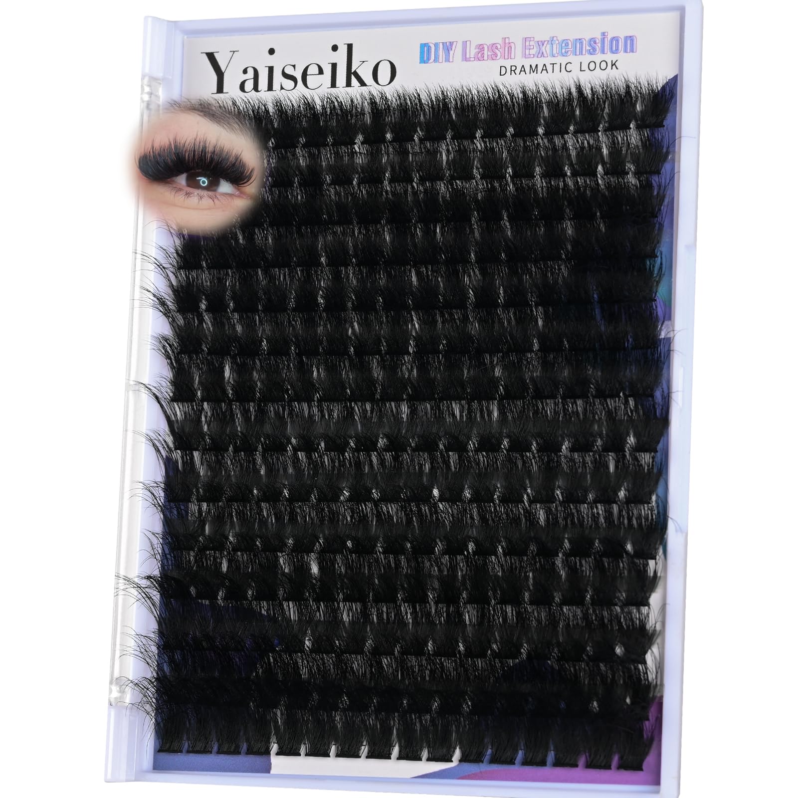 Yaiseiko Fluffy Lash Clusters - 300D Volume Eyelashes -22