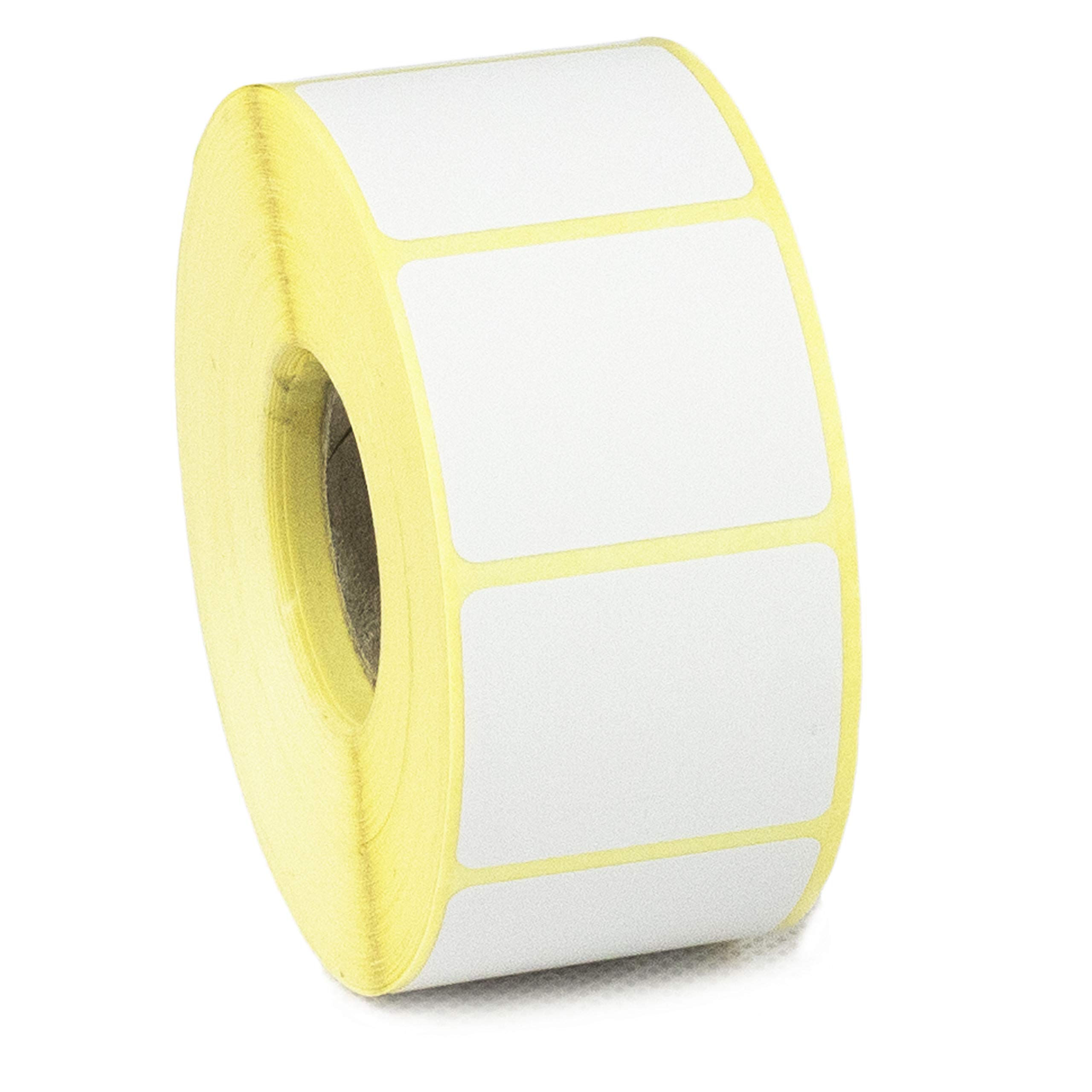 Label Metrics - 30mm x 25mm White Direct Thermal Labels/Stickers for Zebra, Citizen, Datamax, Eltron, Star, Tec & Wasp Printers. 25mm core / 2,500 Roll. Permanent Adhesive. (1 Roll)