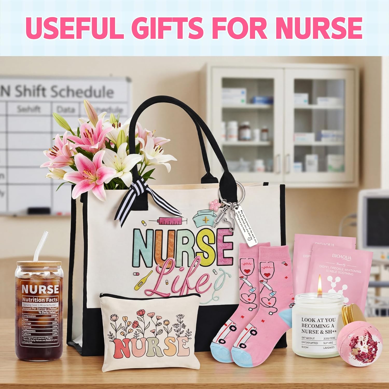 Nurse Gifts Nurse Appreciation Gift Set for Women, Nurse Graduation Gift for Women, Birthday Gift for Nurses Week, Nurse Practitioner Gifts