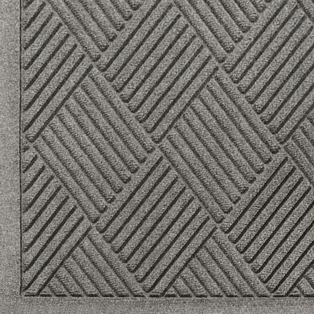 M+A Matting WaterHog Fashion Diamond-Pattern Commercial Grade Entrance Mat, Indoor/Outdoor Medium Brown Floor Mat 3' Length x 2' Width, Medium Grey — view 24