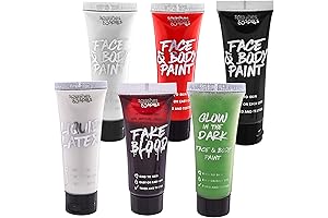 Horror FX Makeup Kit: 9-Piece SFX Makeup for Spine-Tingling Halloween Transformations