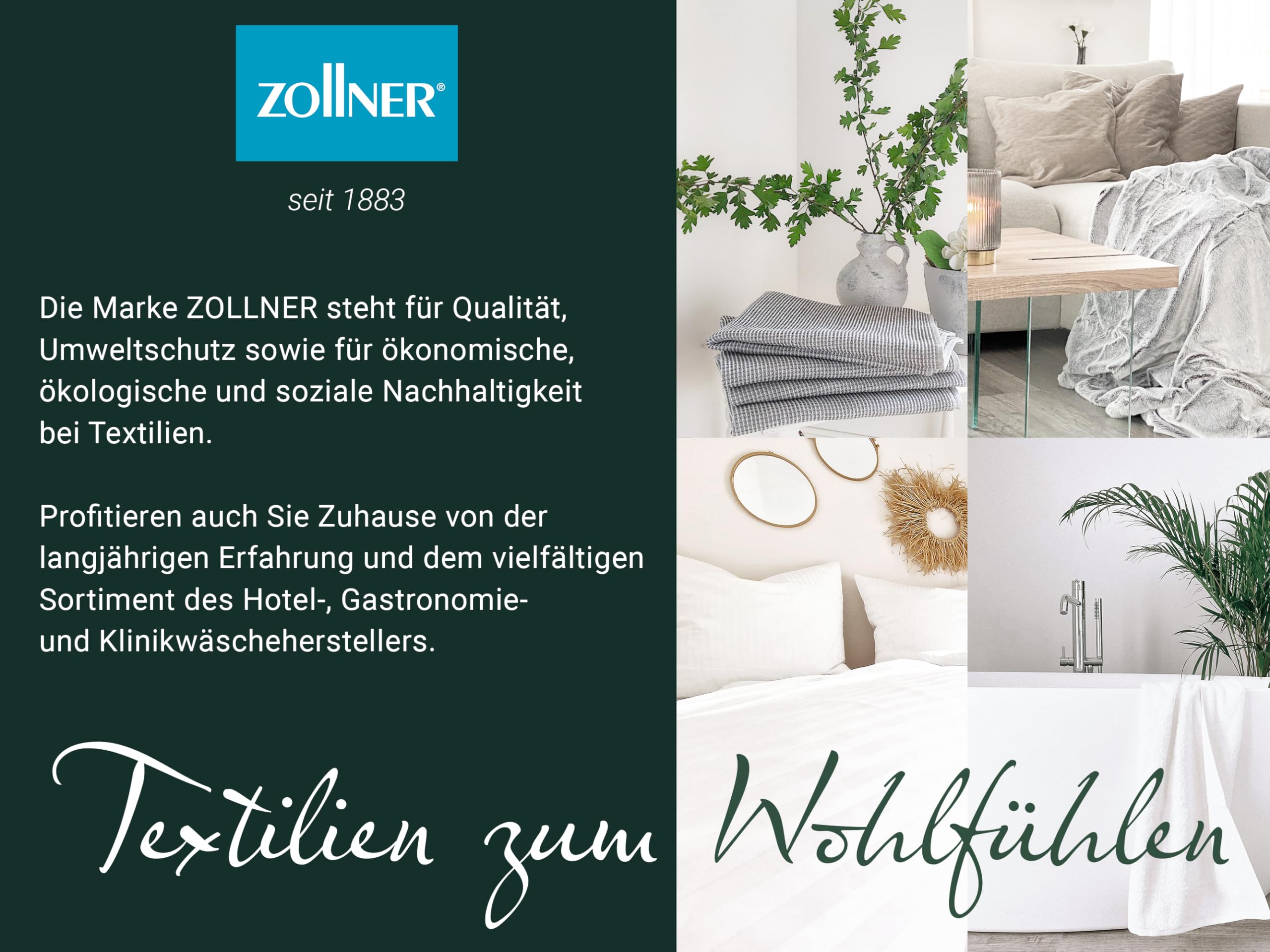 ZOLLNER Kuscheldecke flauschig in 150x200 cm - weiche und langlebige Sofadecke in Creme - waschbar bis 40°C - Mischgewebe - mit elegantem Einfassband - Hotelqualität - Oeko Tex® Zertifiziert