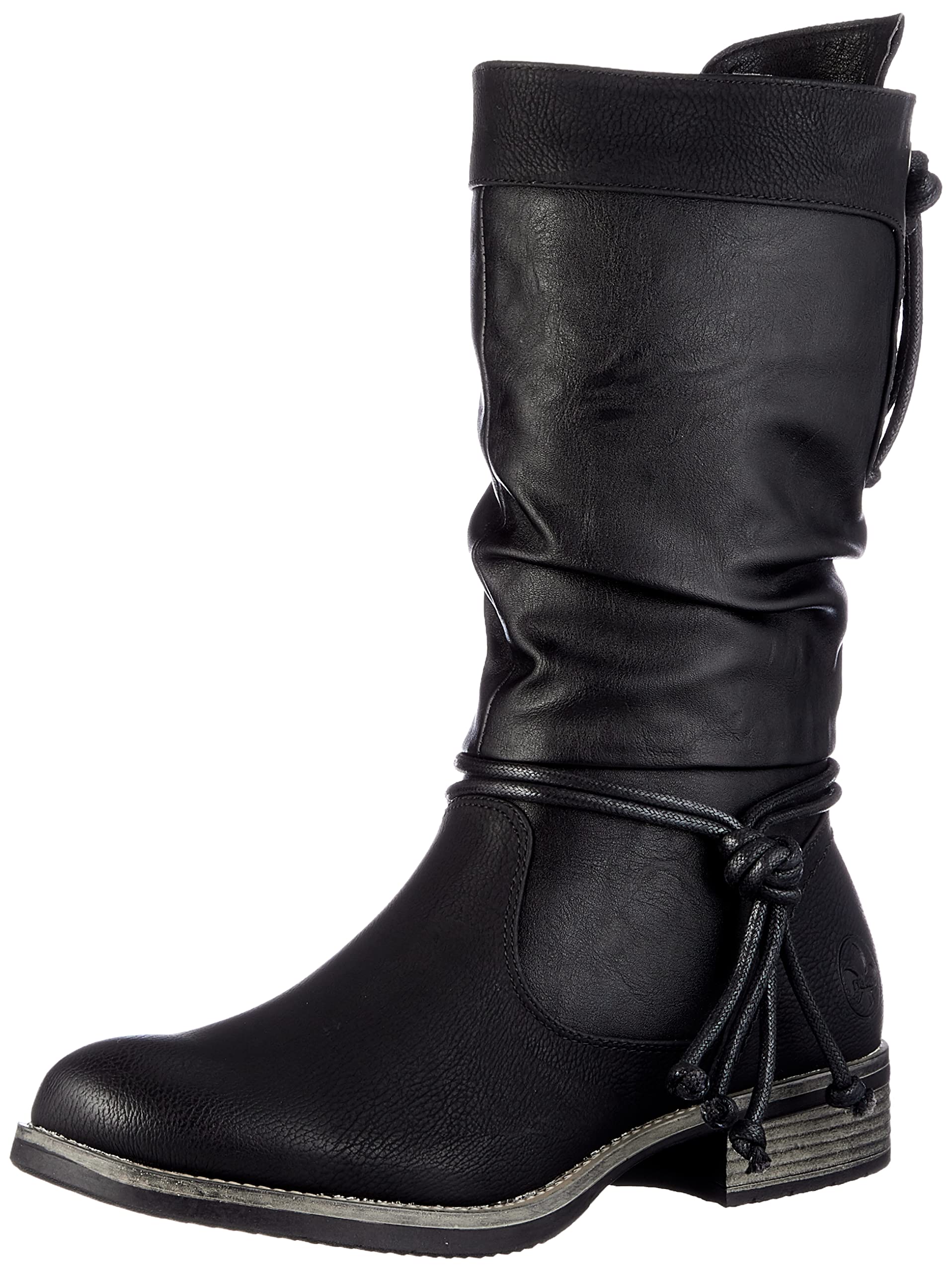 Rieker Women's 98873 Fashion Boot, Schwarz, 7.5 UK