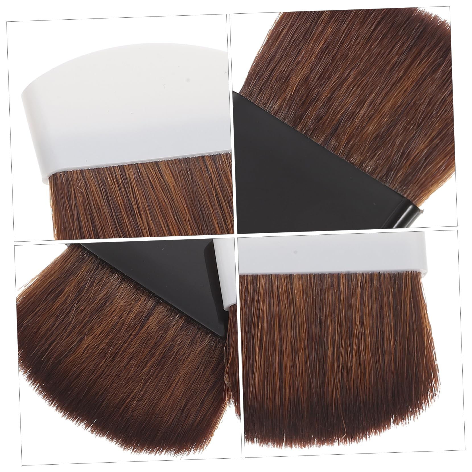 Hemobllo Pennello Blush Professionale Setole Dense 2 Pezzi Portatile in Plastica per Viso Fondotinta e Polvere per Uso Quotidiano