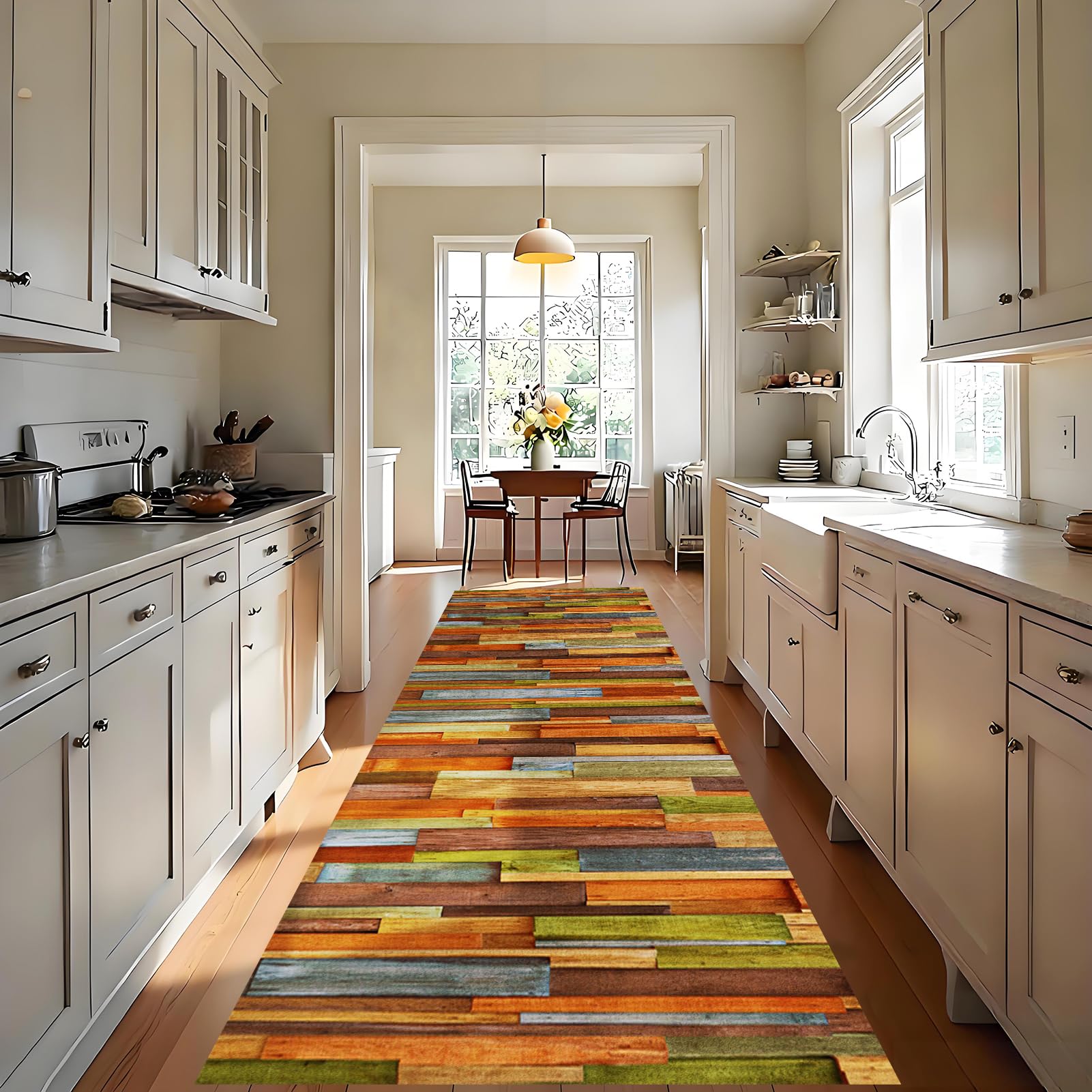 Tapis de Couloir Long, Tapis pour Cuisine Devant évier 80 x 240 cm
