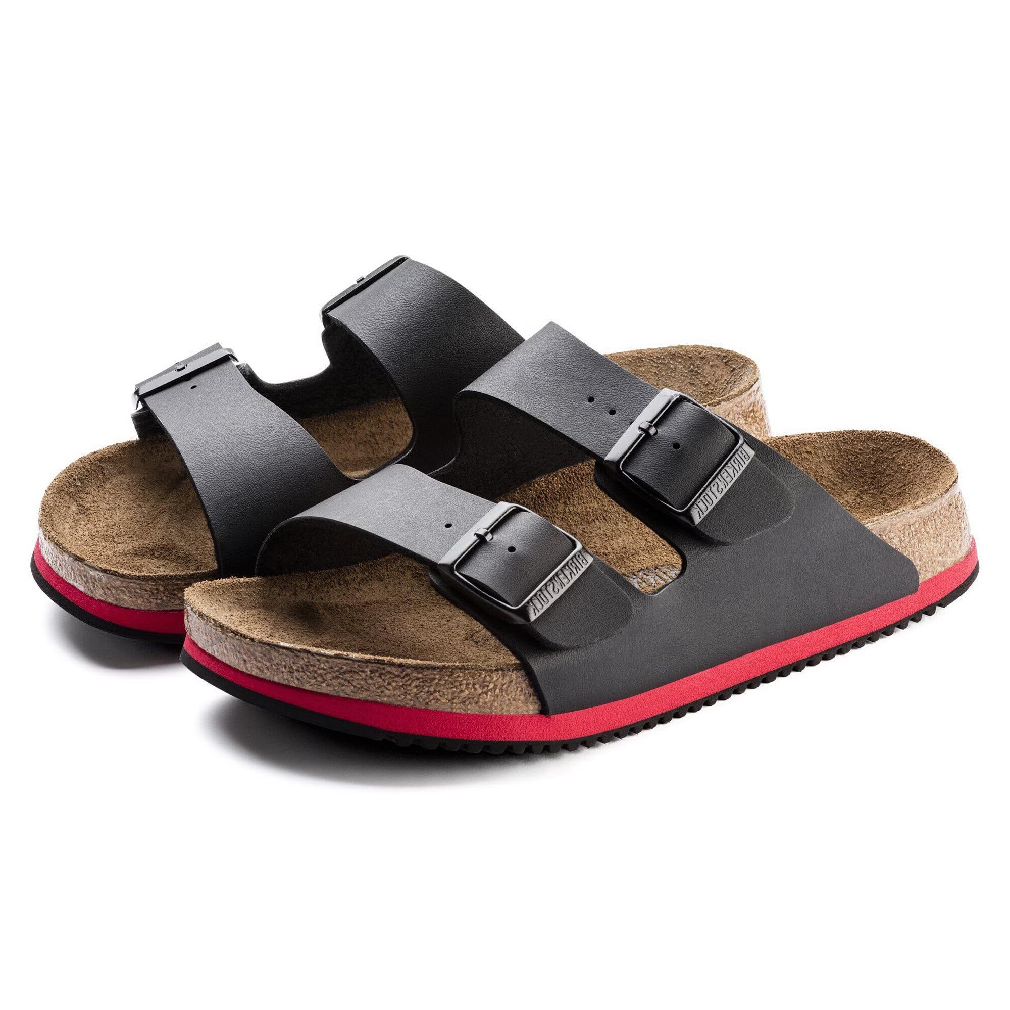 Birkenstock Sandale Arizona Noir Femme Cuir SANDAL Mules Décontracté