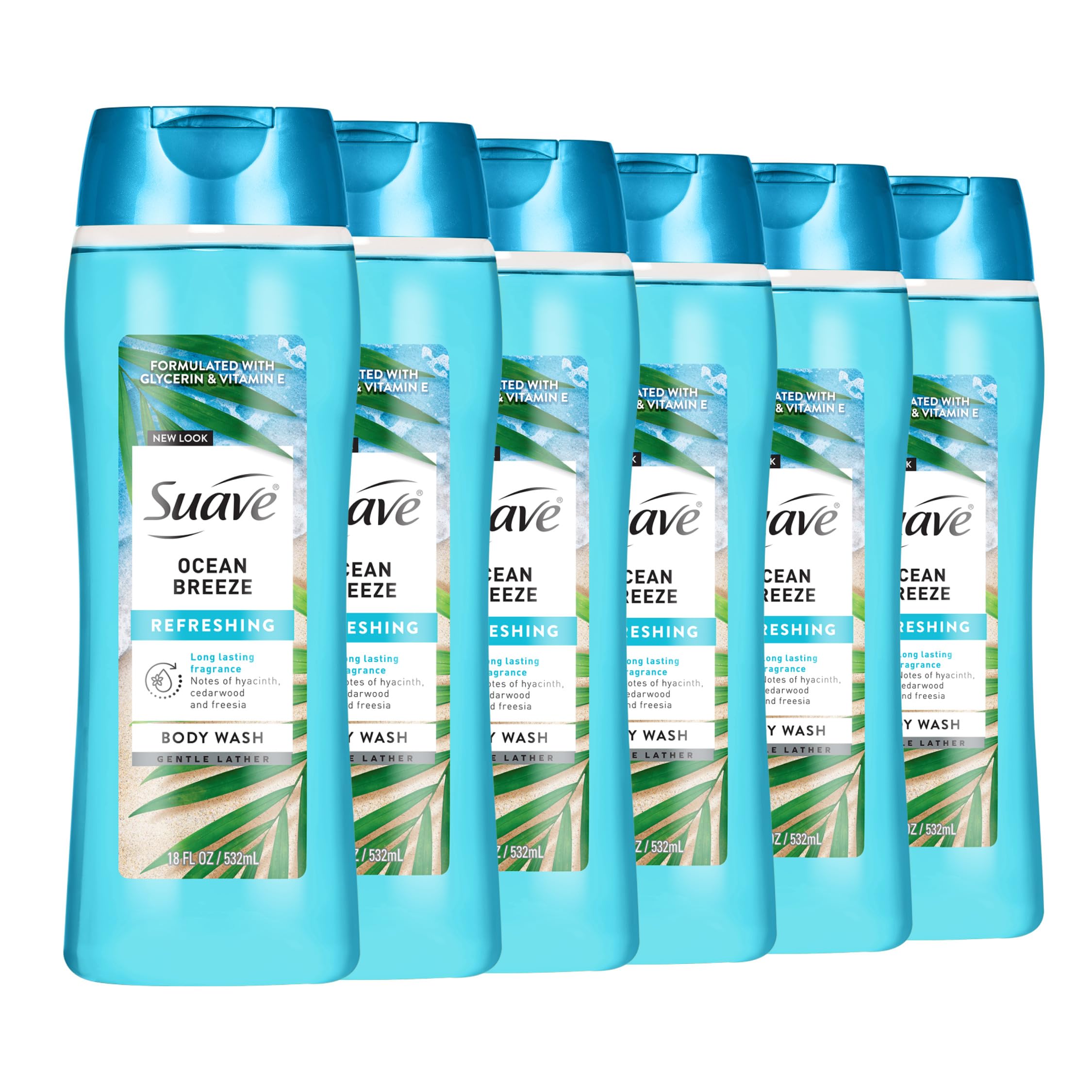 Suave Ocean Breeze Moisturizing Body Wash with Glycerin &