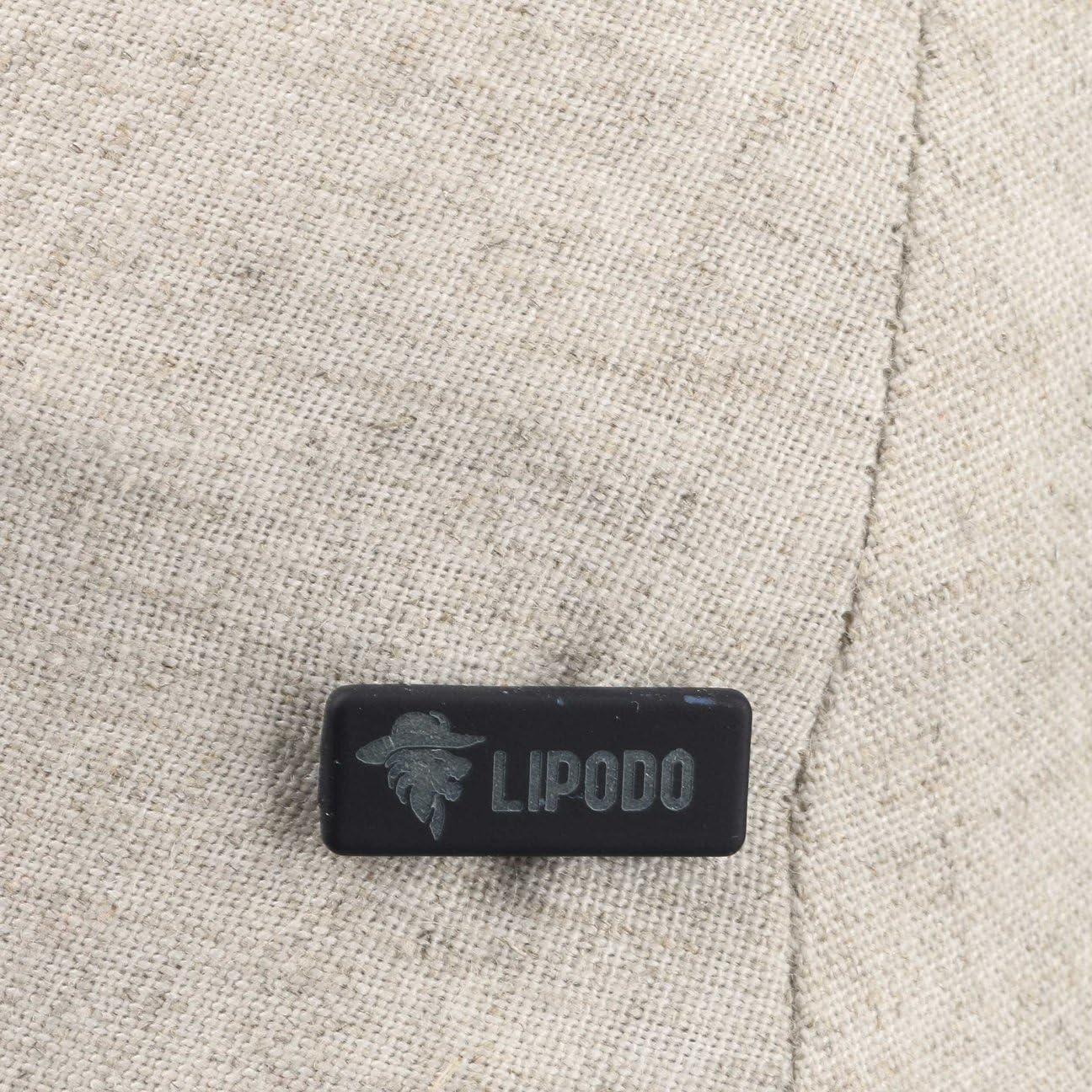 LIPODO Gorra de Lino Beis Hombre Visera 60% algodón 40% Lino Made in Italy Primavera Verano