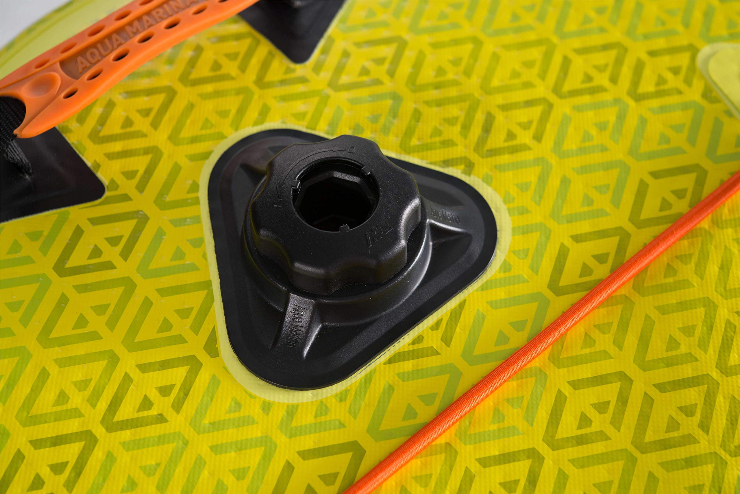 AQUA MARINA Sport Rapid 9.6 iSUP Sup Stand Up Paddle Board Wild Water River, Yelow, 289,6 cm x 84 cm x 15 cm