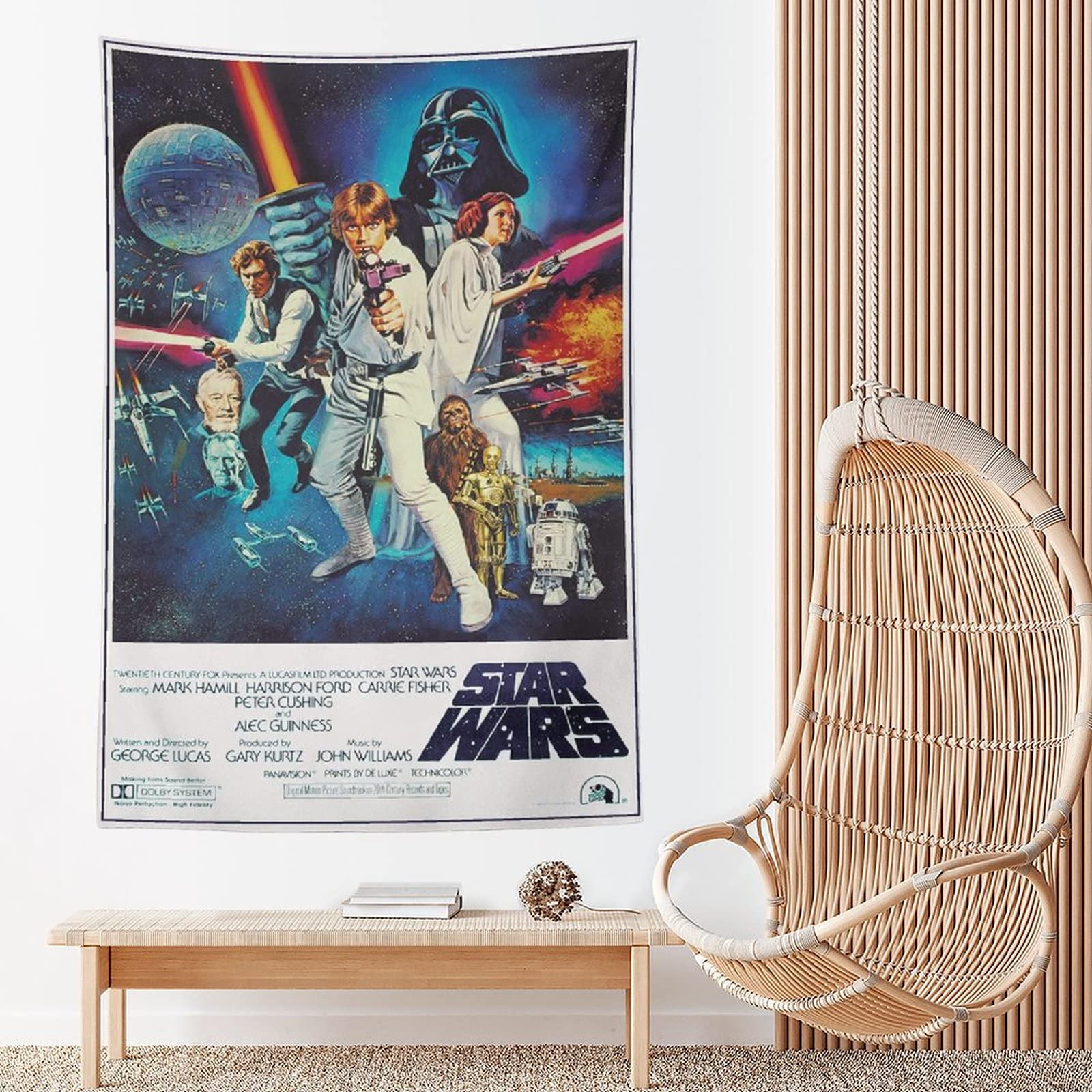 スターウォーズ 劇場用 超特大タペストリー Amazon.co.jp: スター・ウォーズIV』タペストリー タペストリー クール