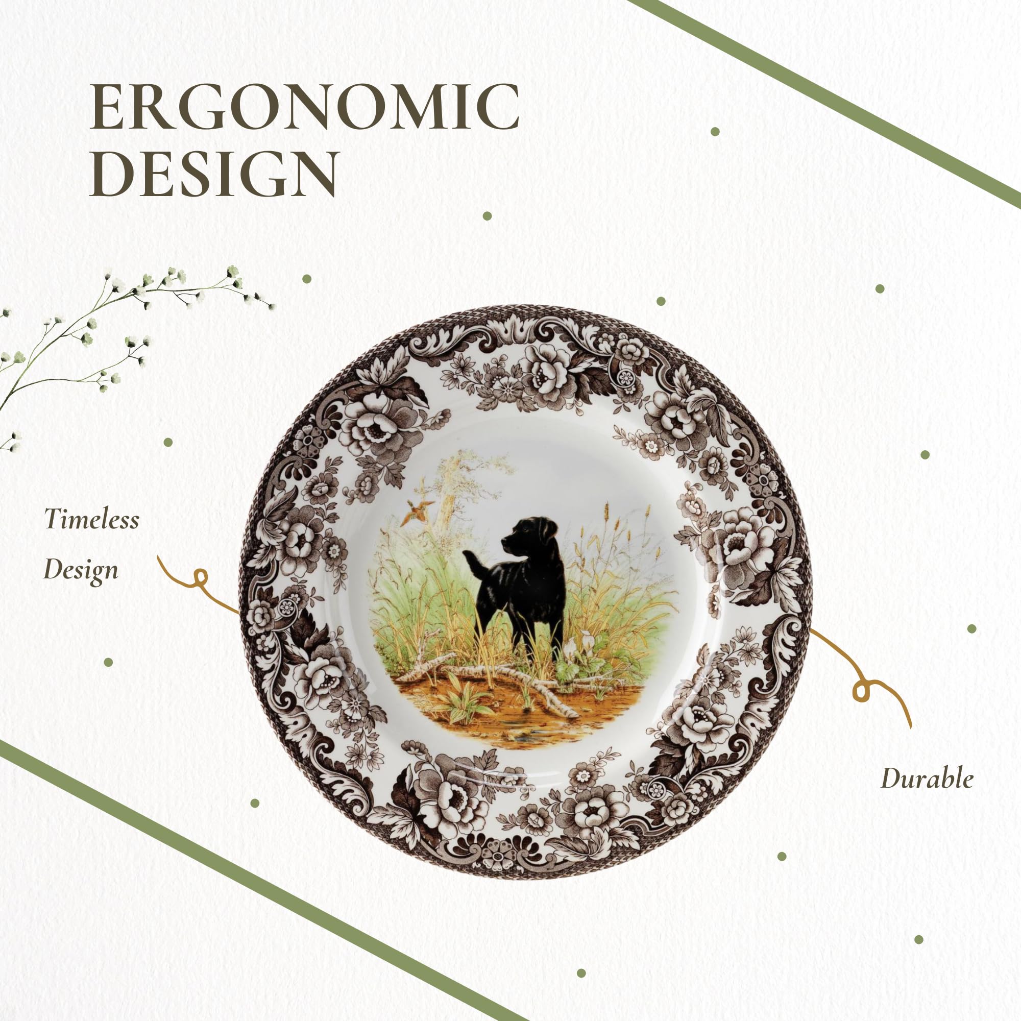 Amazon.com | Spode Woodland Hunting Dogs, 8