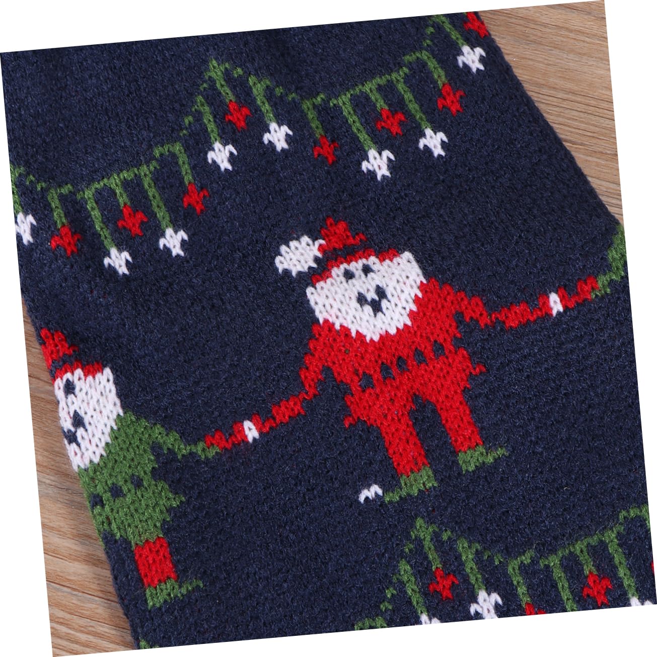 ABOOFAN 3pièces Pull Tricot pour Chien avec Vêtement Hiver Festif pour Animaux De Compagnie Manteau Doux Et Élastique Bleu