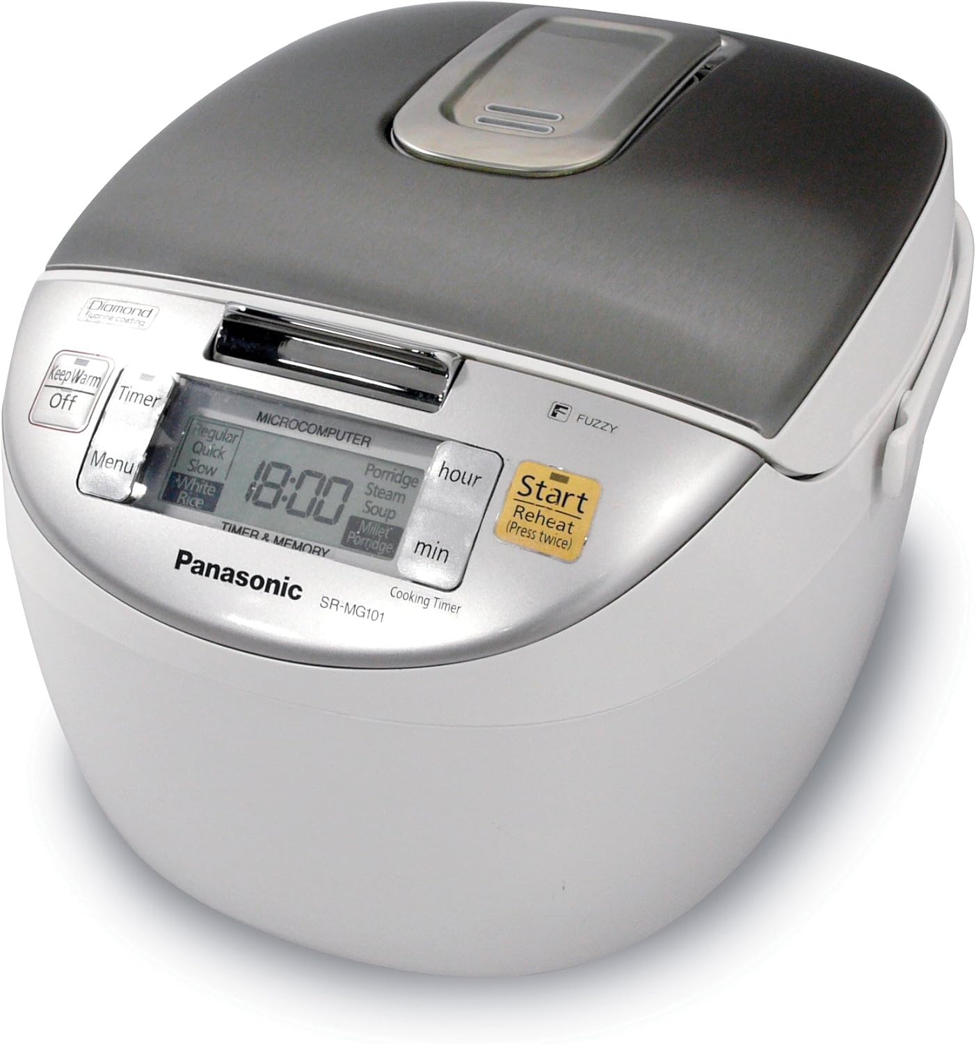 Panasonic SR-MGS102 Electronic Rice Cooker/Warmer (White)