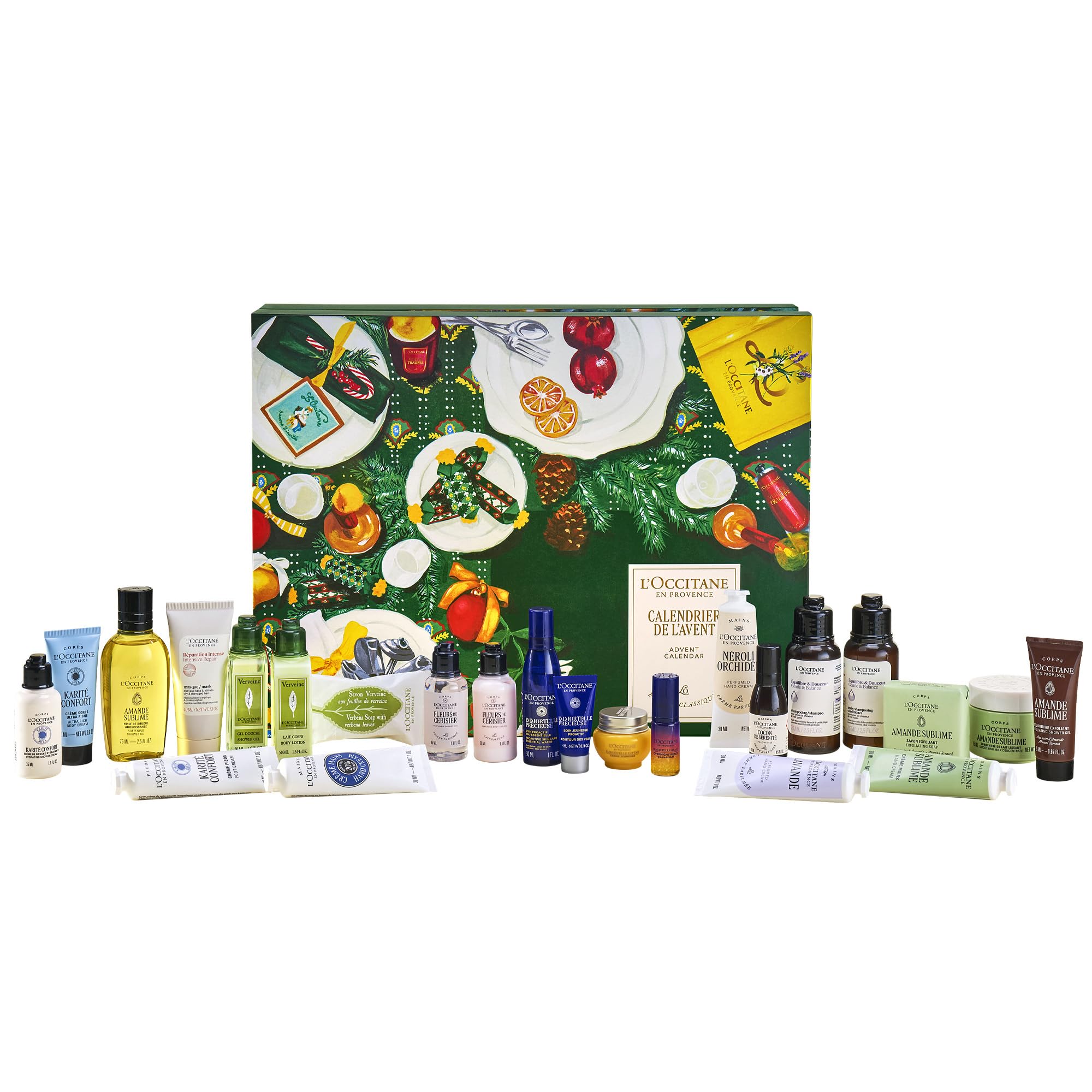 L'Occitane Classic Advent Calendar, 24 Piece Holiday Beauty & Body Gift Set