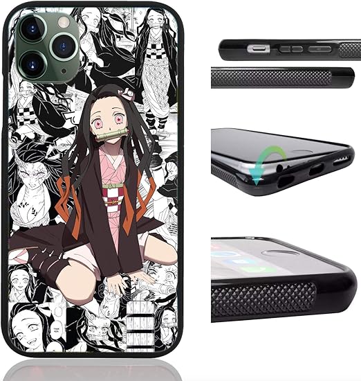 Amazon Com Yuhua Kamado Nezuko Phone Case Demon Slayer Kimetsu No Yaiba Anime Manga For Iphone 11 Cover For Iphone Xr