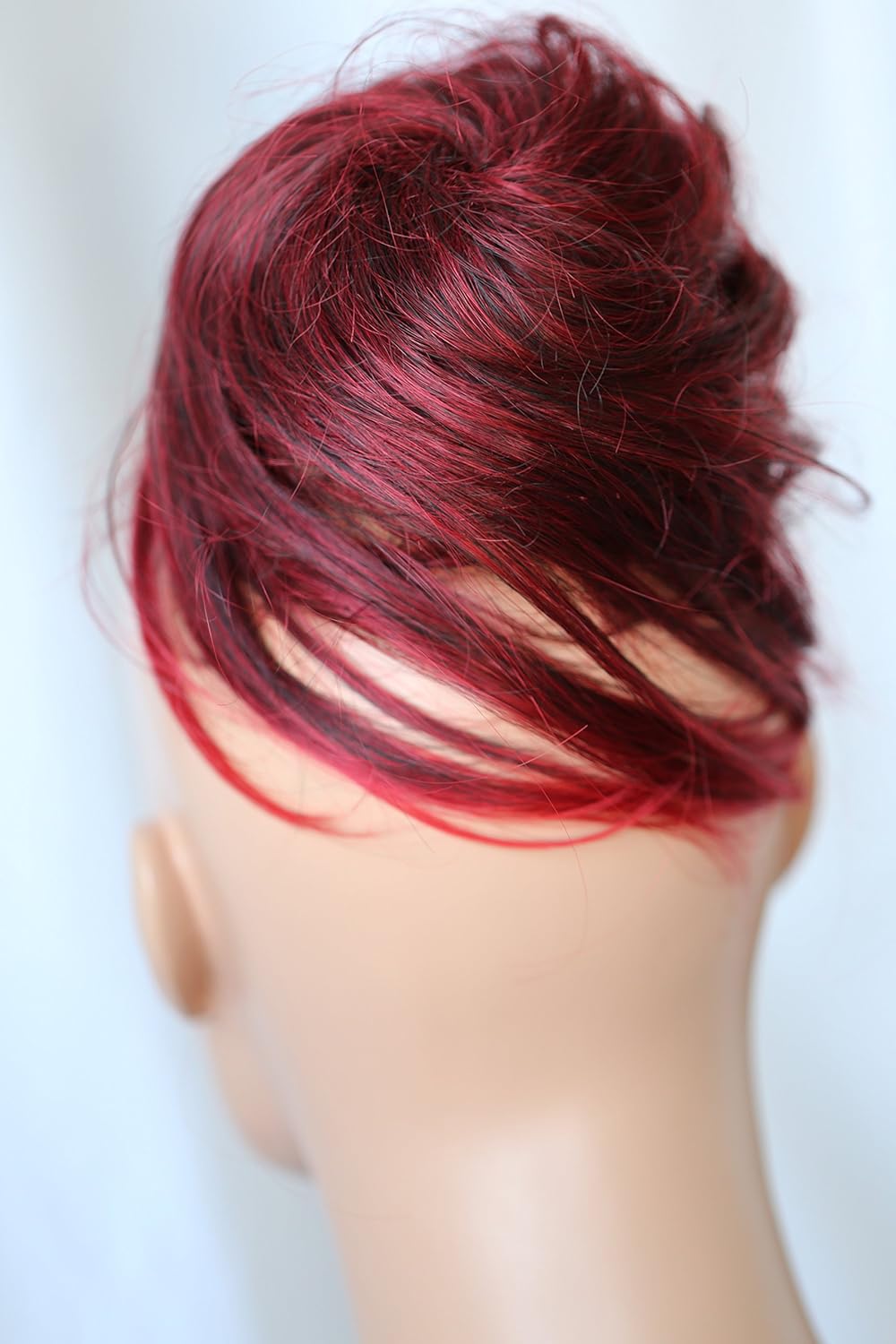 CAISHA Bun Hairpiece Ponytail Hepburn-Bun Scrunchie Updo Red Mix DC20, red mix #2T3100 DC20 - Image 3